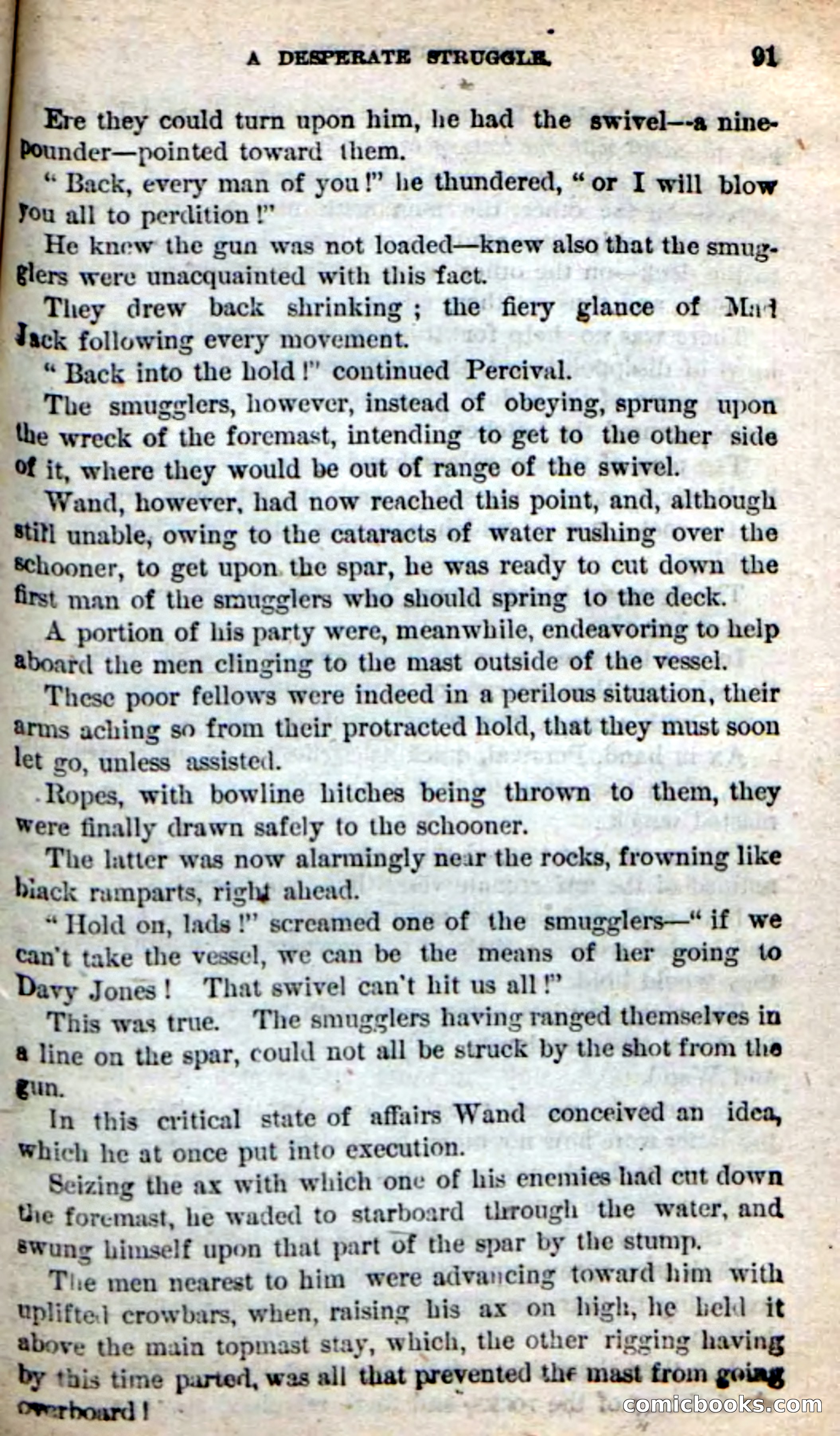 Beadle's New Dime Novels: The Blue Clipper — page 87 of 98