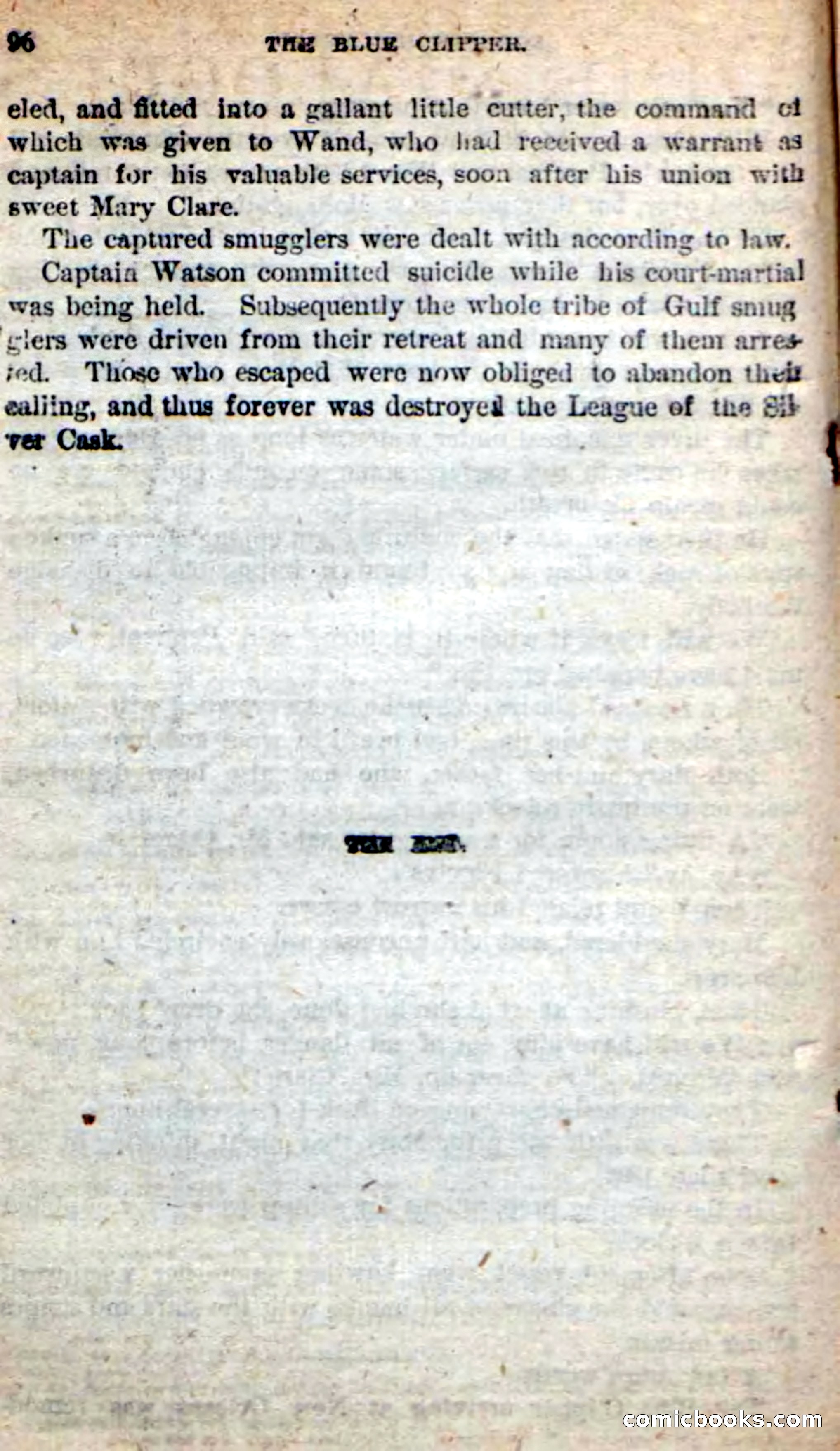 Beadle's New Dime Novels: The Blue Clipper — page 92 of 98