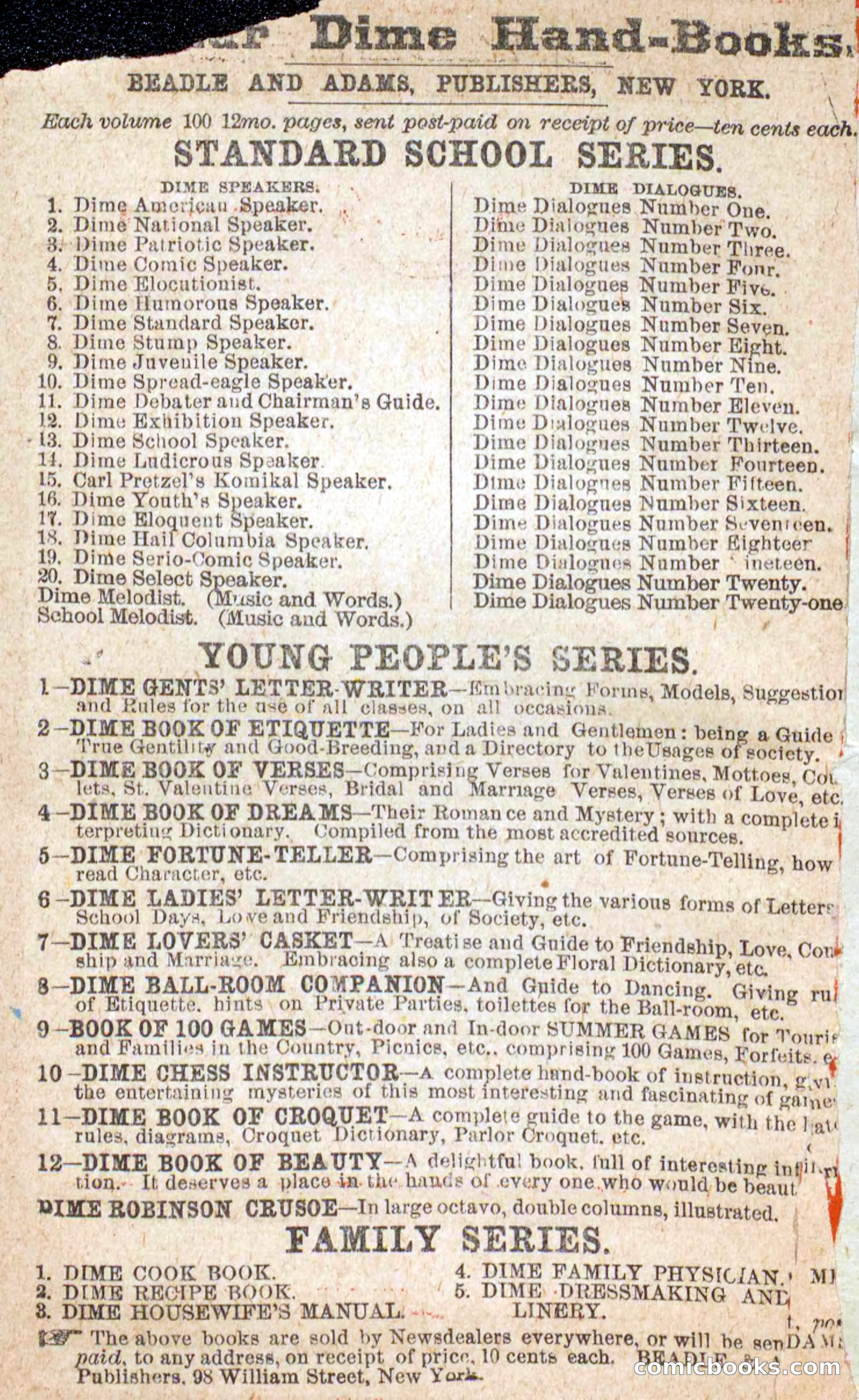 Beadle's New Dime Novels, No. 9 — page 2 of 100