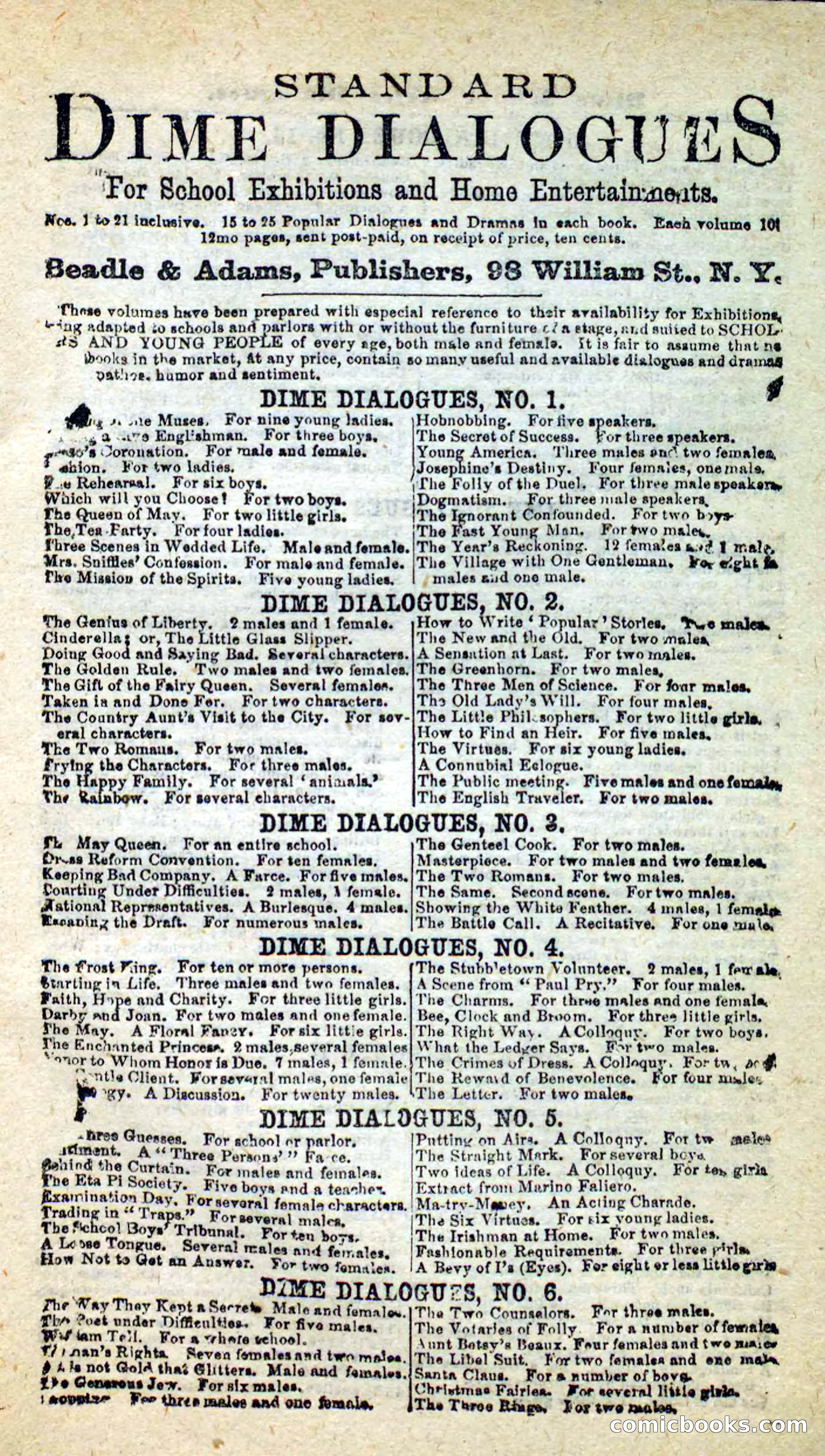Beadle's New Dime Novels, No. 9 — page 95 of 100