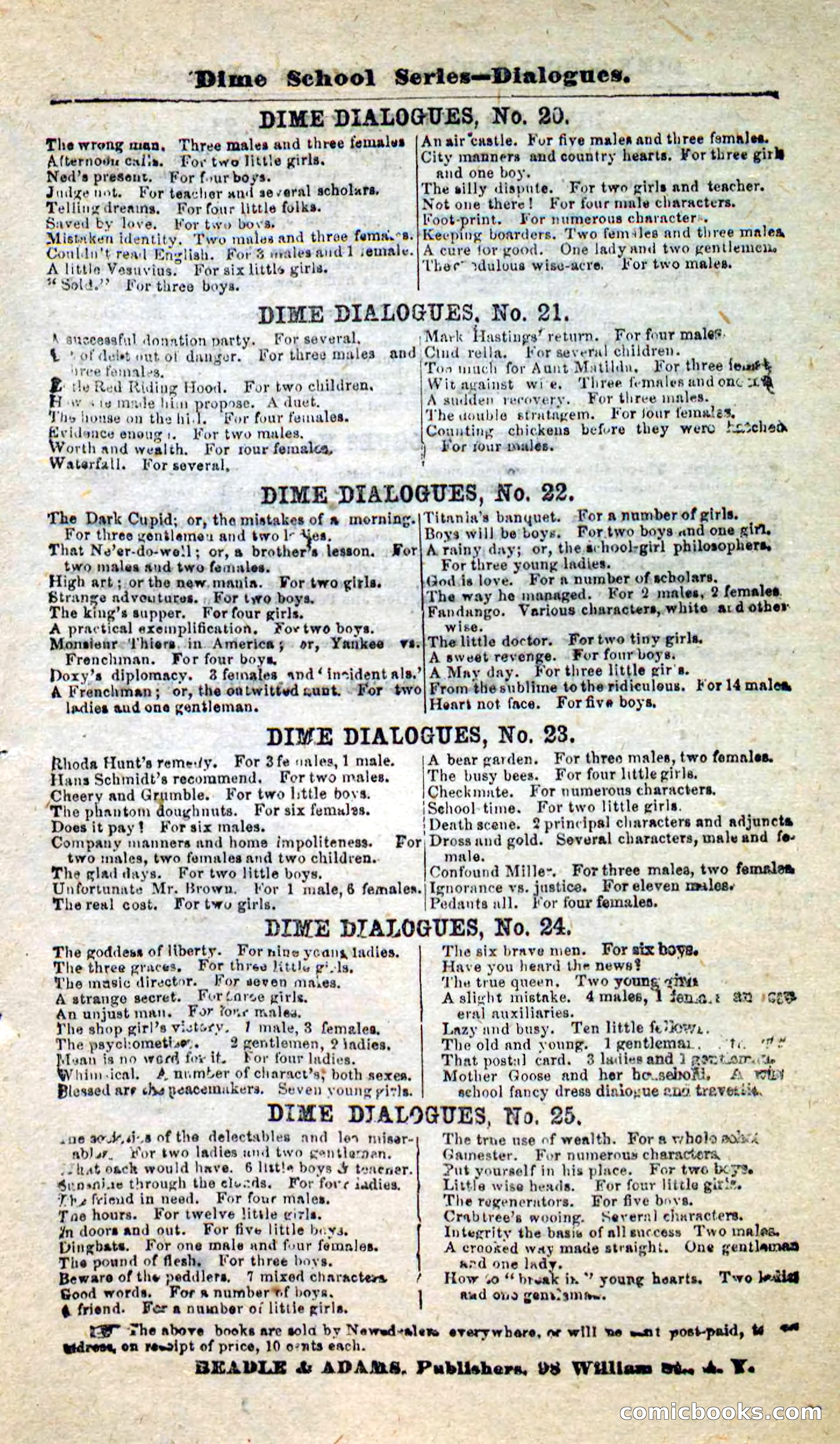Beadle's New Dime Novels, No. 9 — page 97 of 100