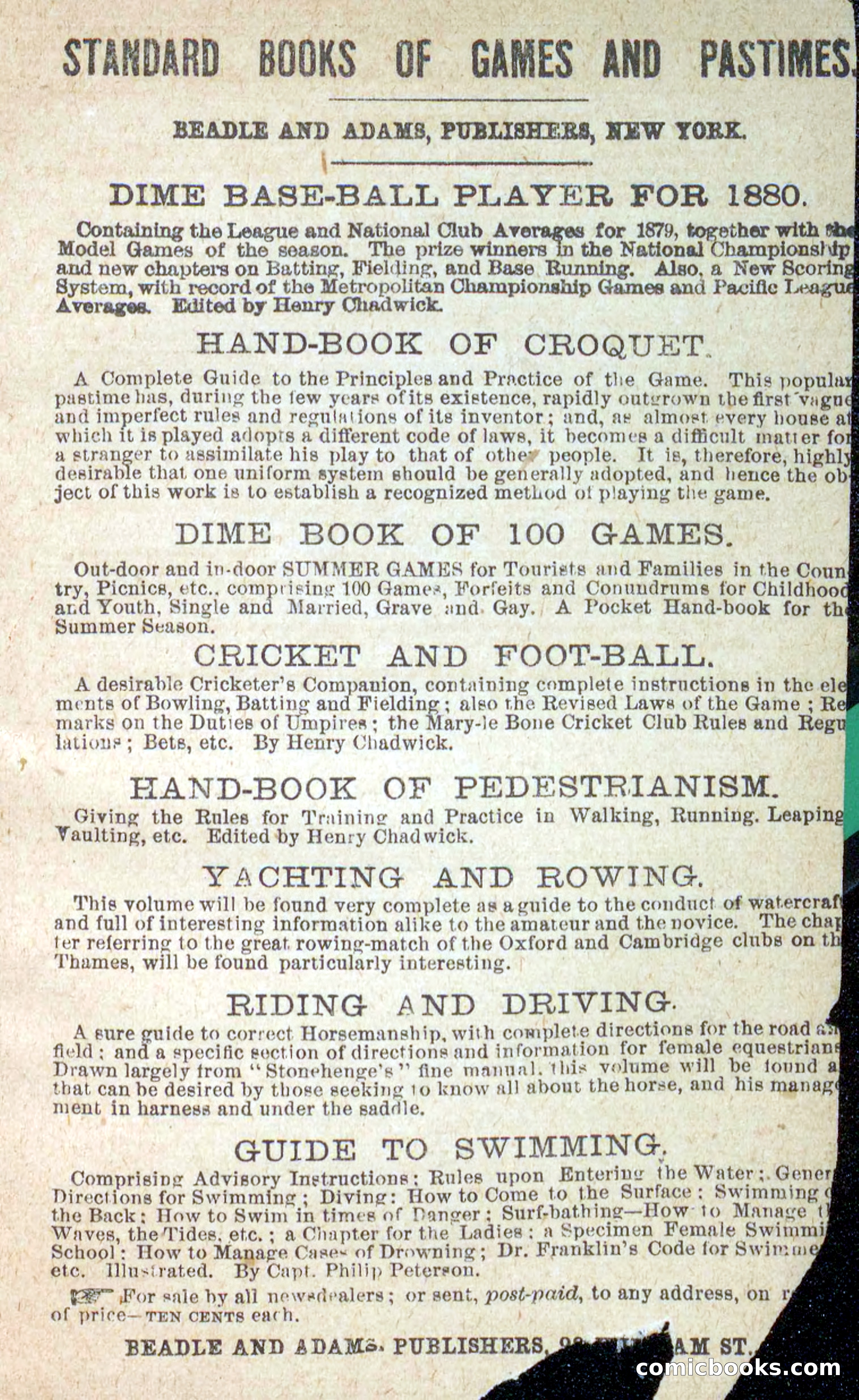 Beadle's New Dime Novels, No. 9 — page 99 of 100