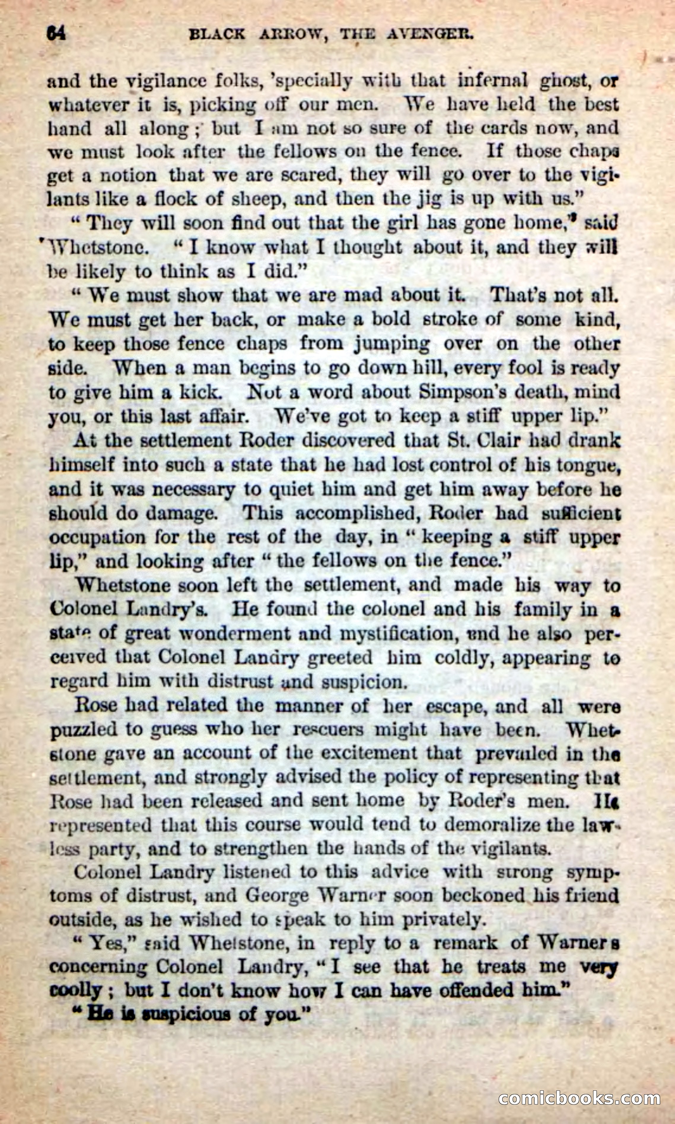 Black Arrow, the Avenger — page 58 of 98