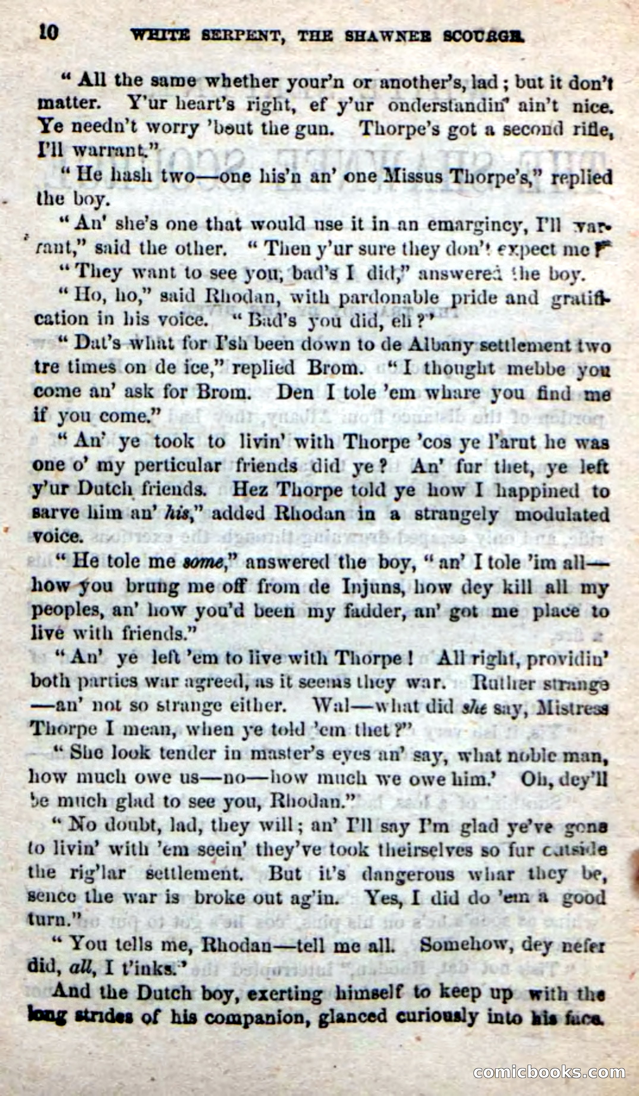 Beadle's New Dime Novels: White Serpent, the Scourge — page 6 of 101