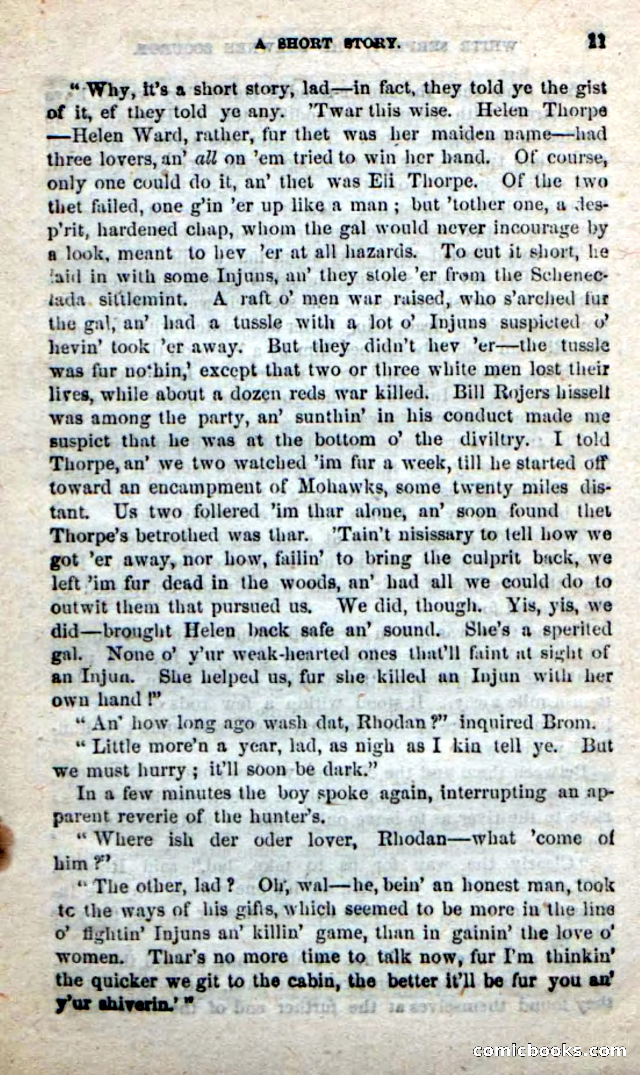 Beadle's New Dime Novels: White Serpent, the Scourge — page 7 of 101