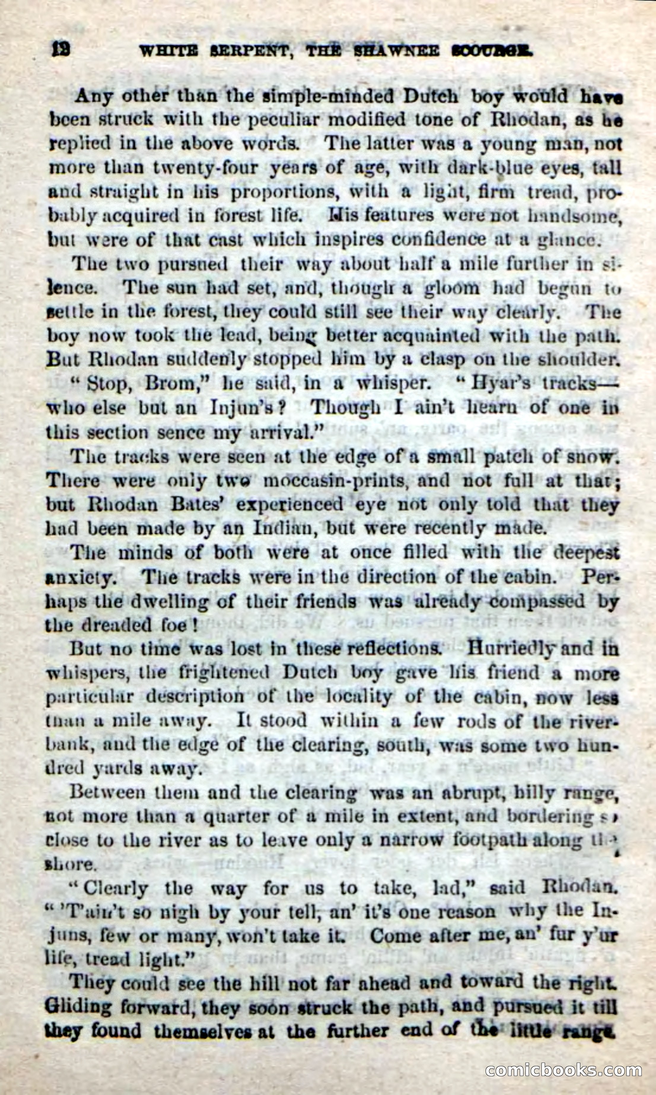 Beadle's New Dime Novels: White Serpent, the Scourge — page 8 of 101