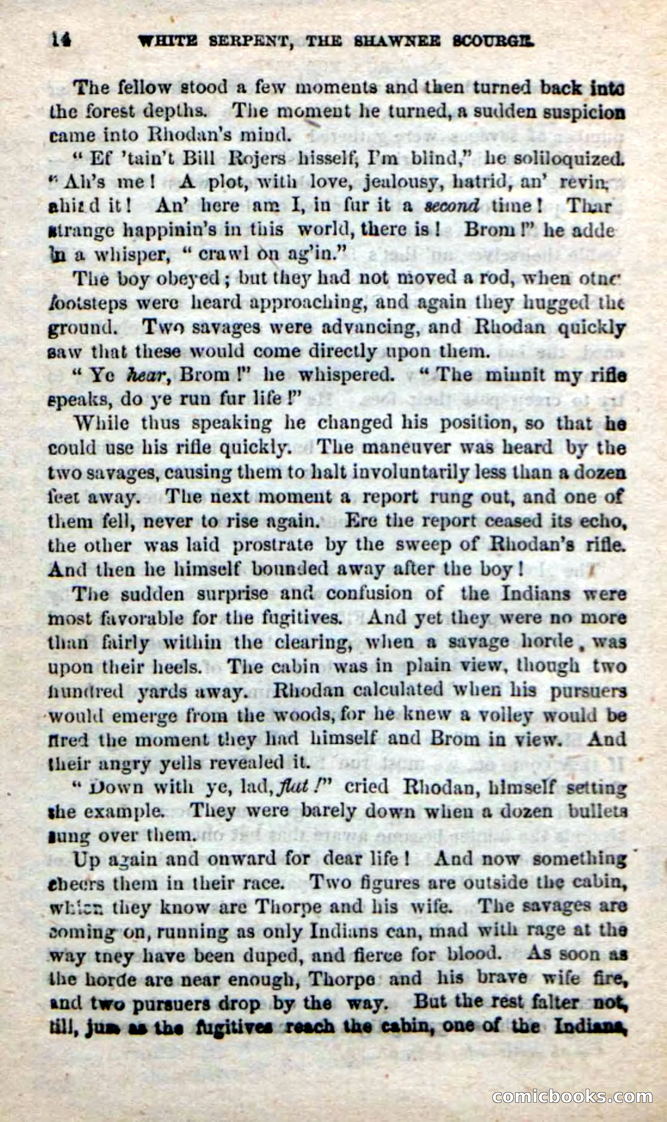 Beadle's New Dime Novels: White Serpent, the Scourge — page 10 of 101