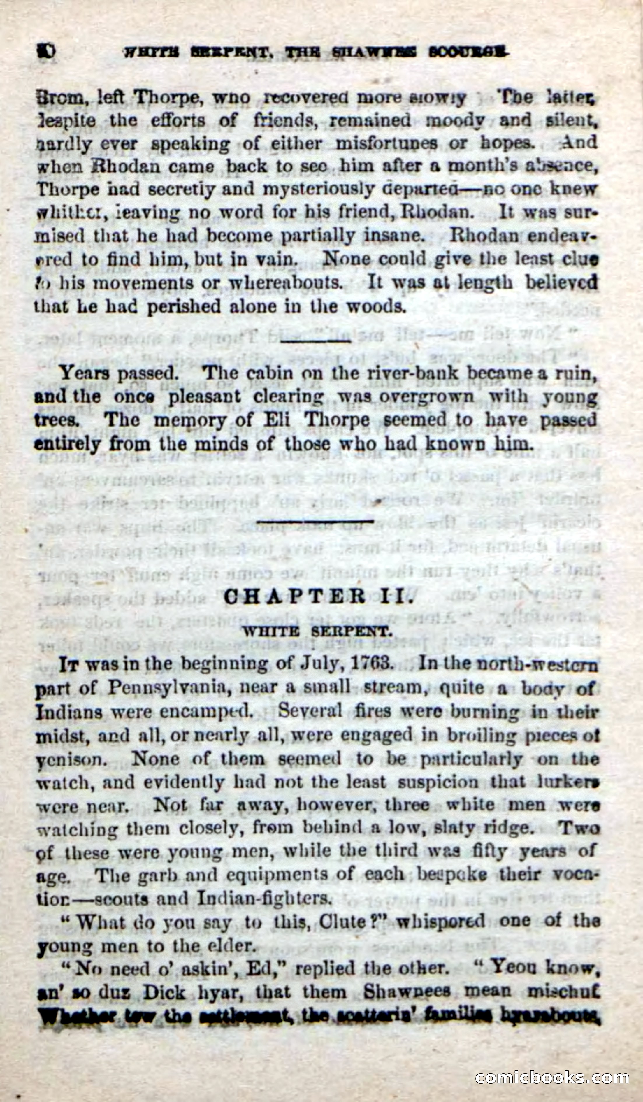 Beadle's New Dime Novels: White Serpent, the Scourge — page 16 of 101