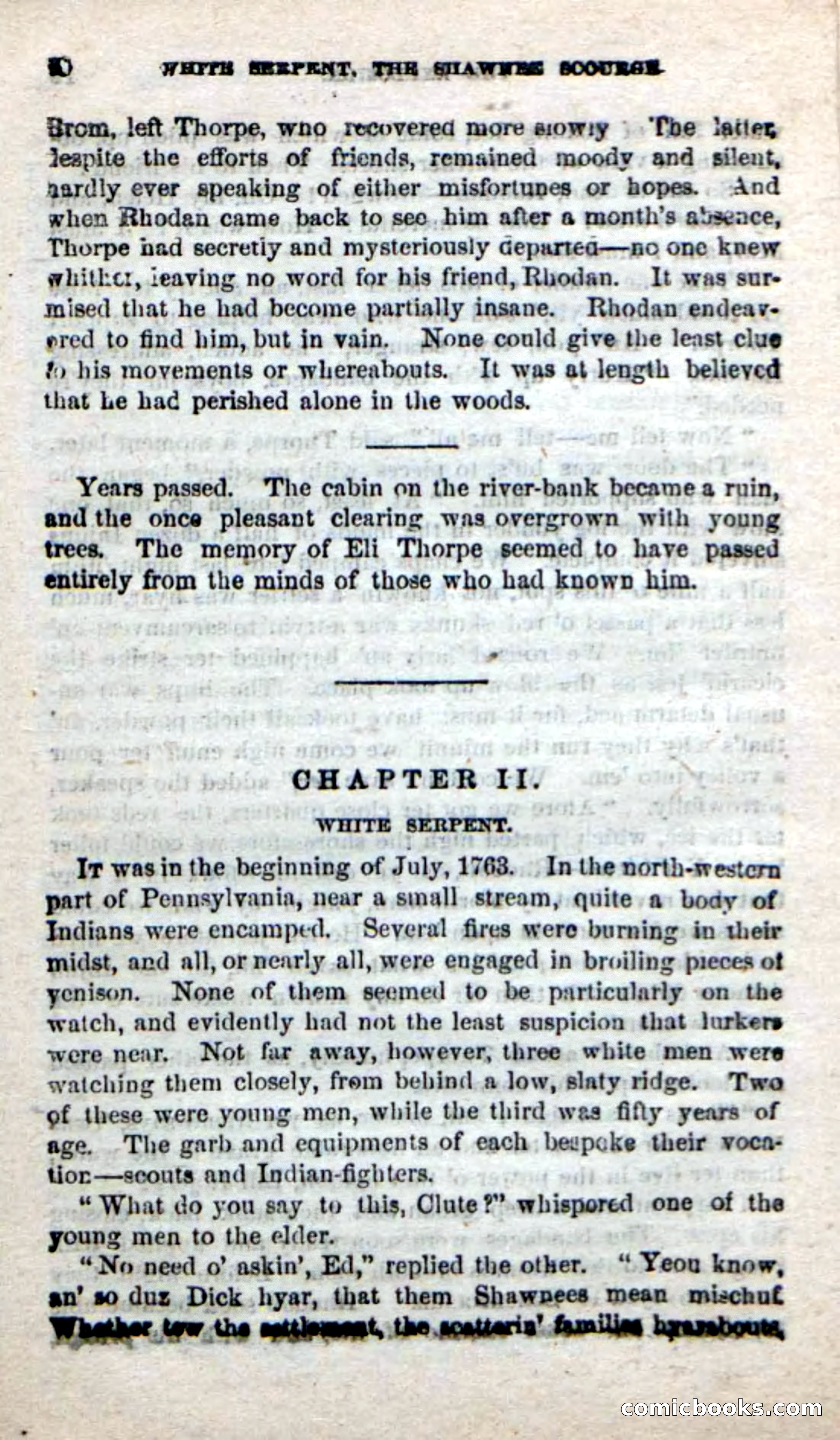 Beadle's New Dime Novels: White Serpent, the Scourge — page 17 of 101