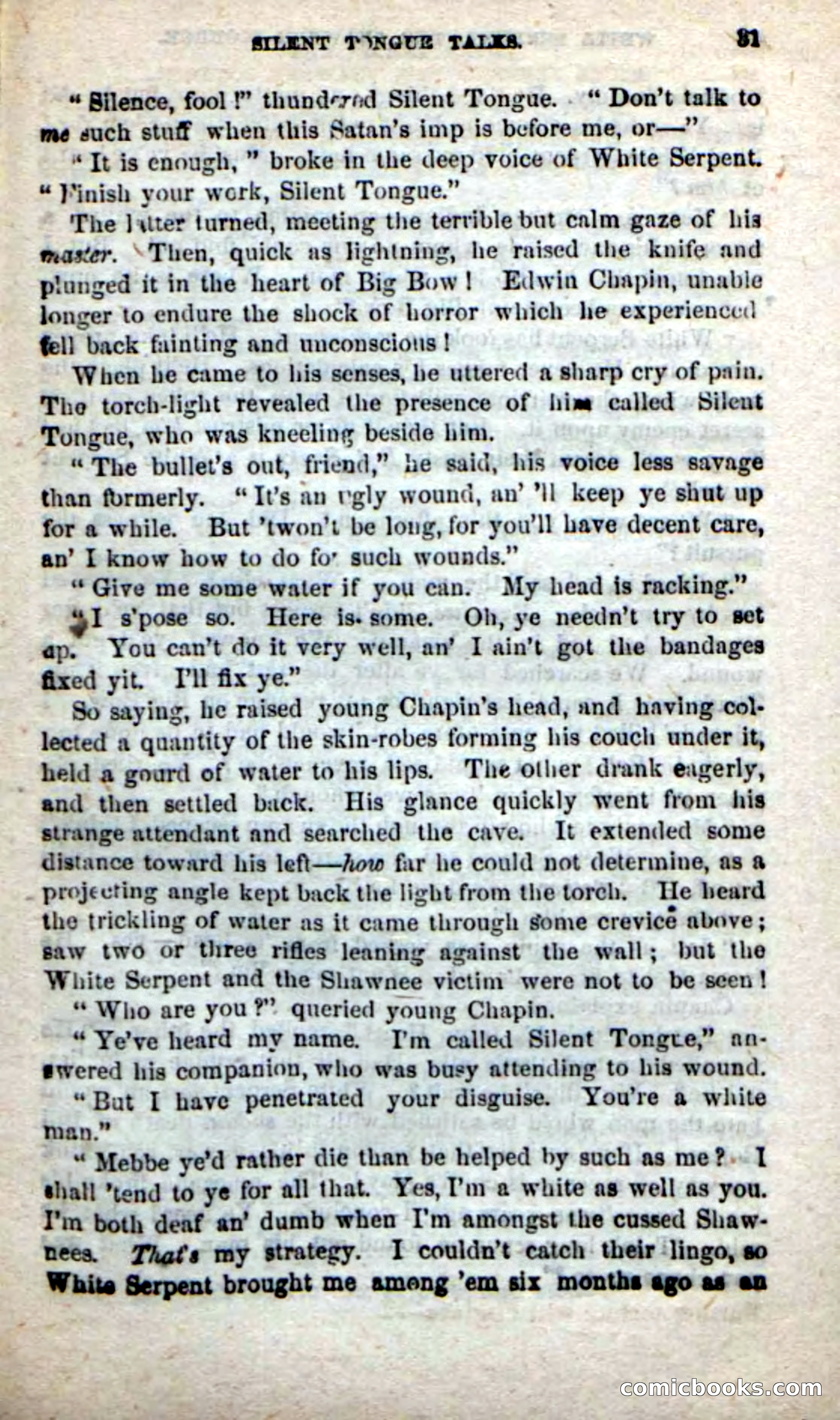 Beadle's New Dime Novels: White Serpent, the Scourge — page 28 of 101