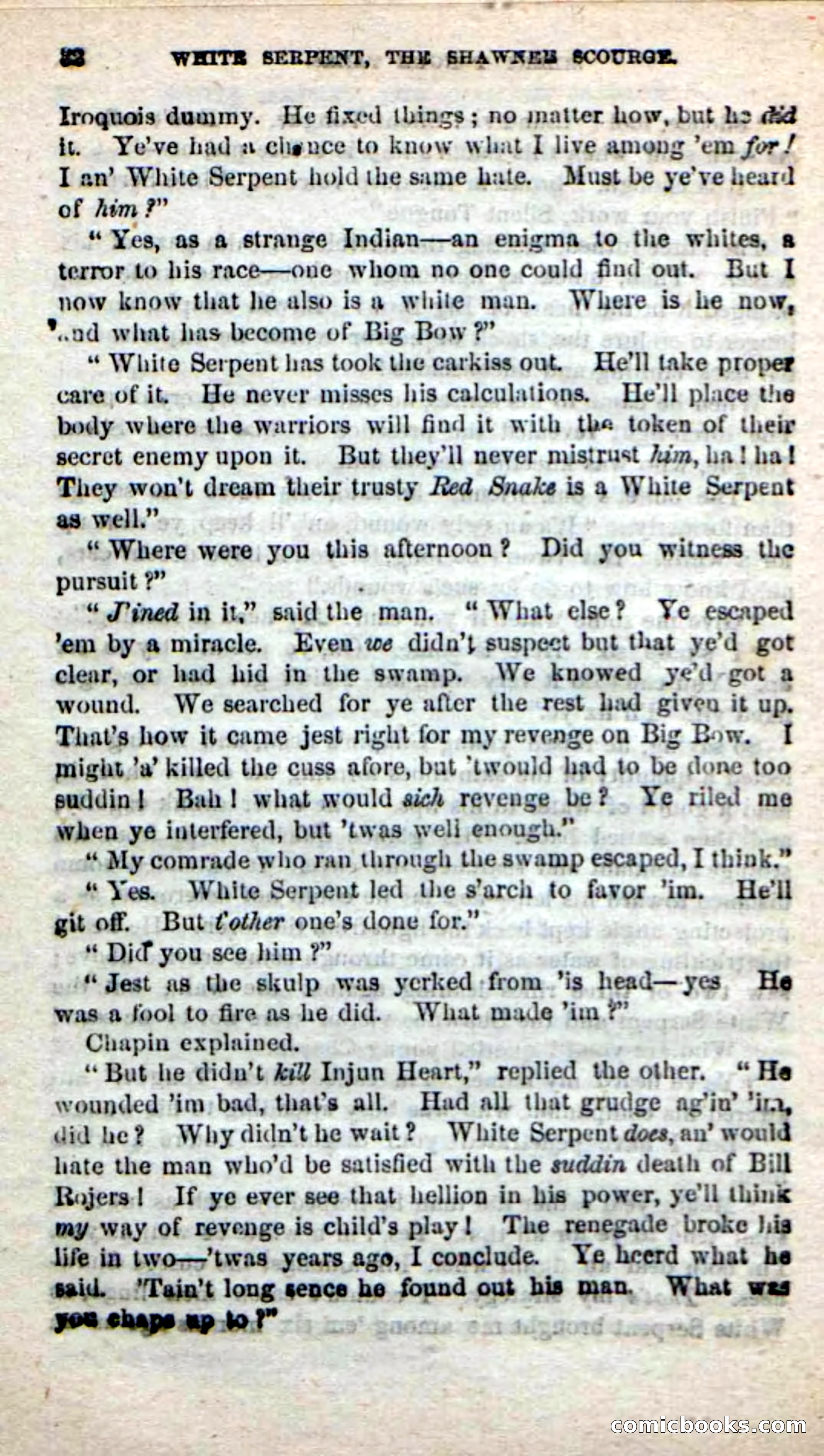 Beadle's New Dime Novels: White Serpent, the Scourge — page 29 of 101