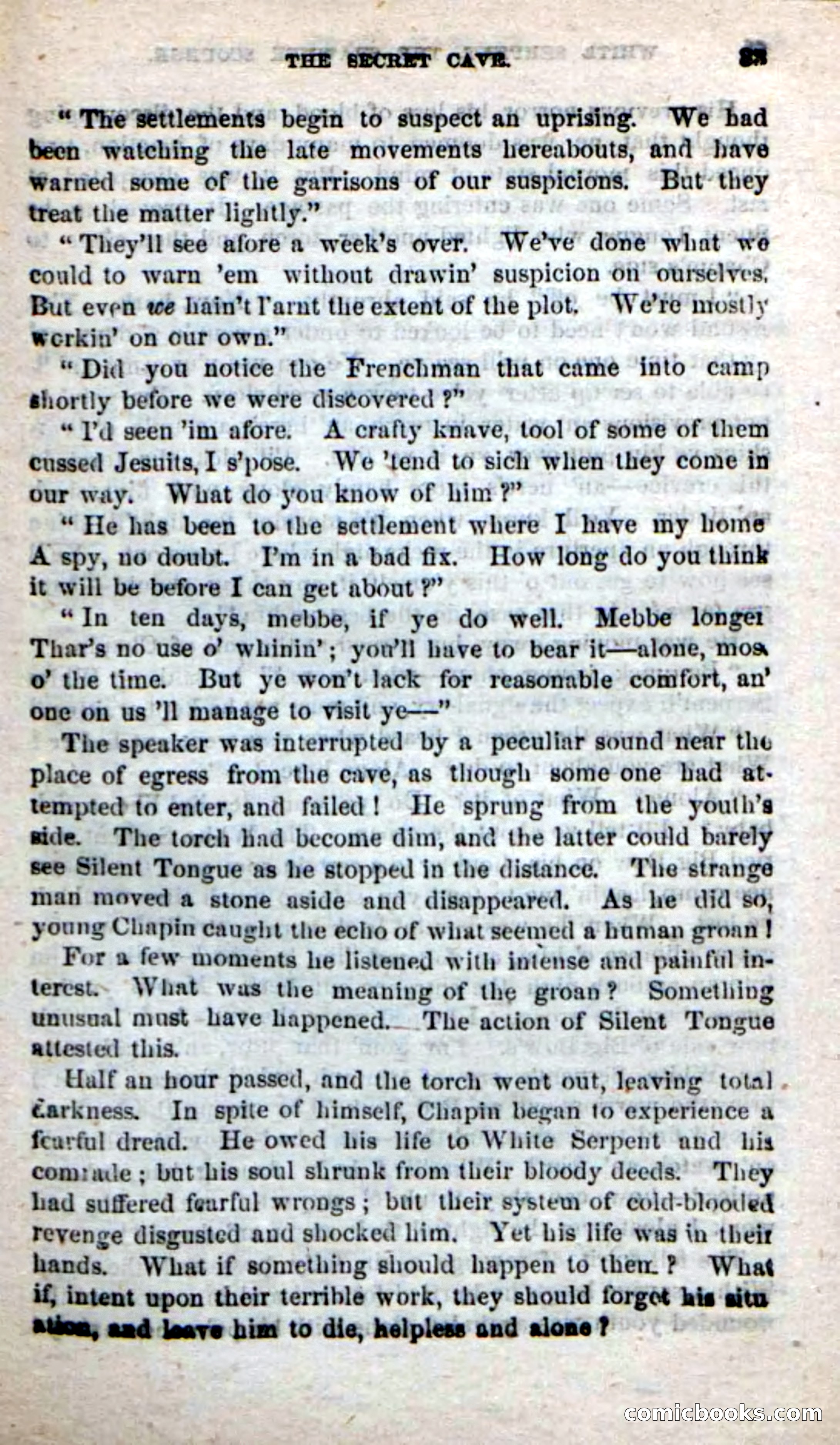 Beadle's New Dime Novels: White Serpent, the Scourge — page 30 of 101