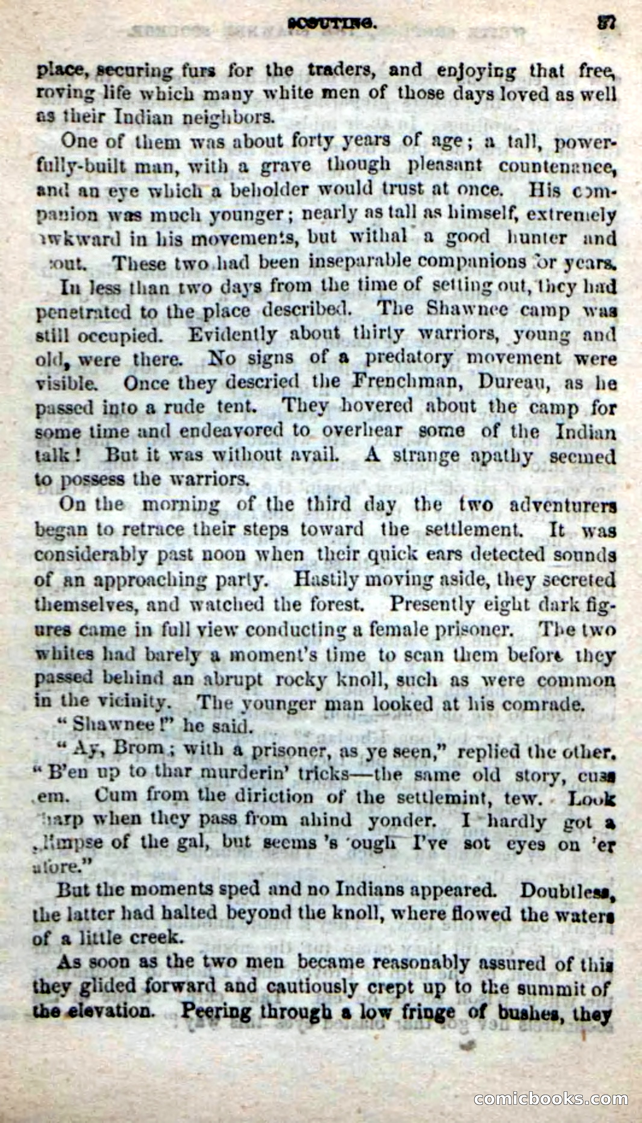 Beadle's New Dime Novels: White Serpent, the Scourge — page 34 of 101