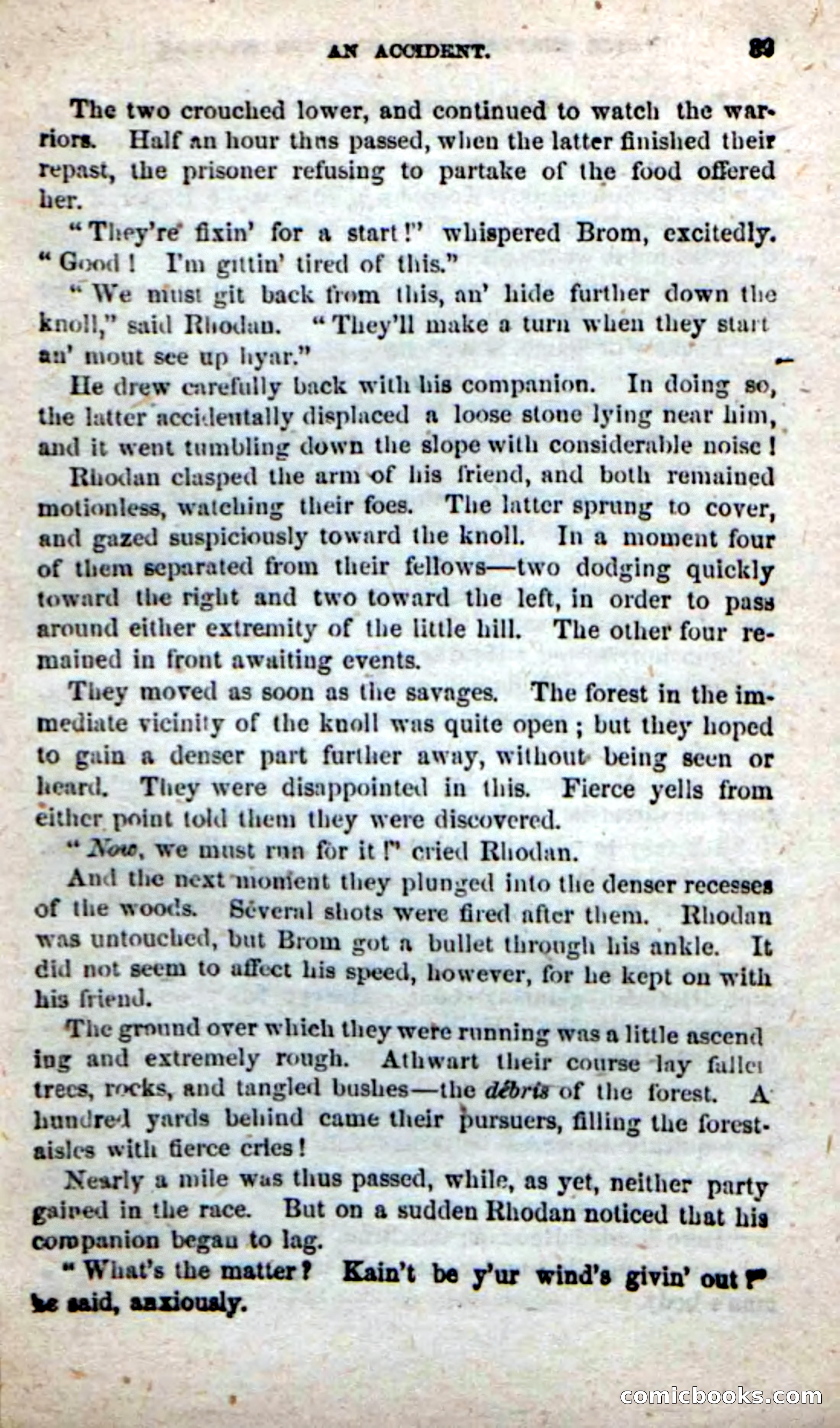 Beadle's New Dime Novels: White Serpent, the Scourge — page 36 of 101