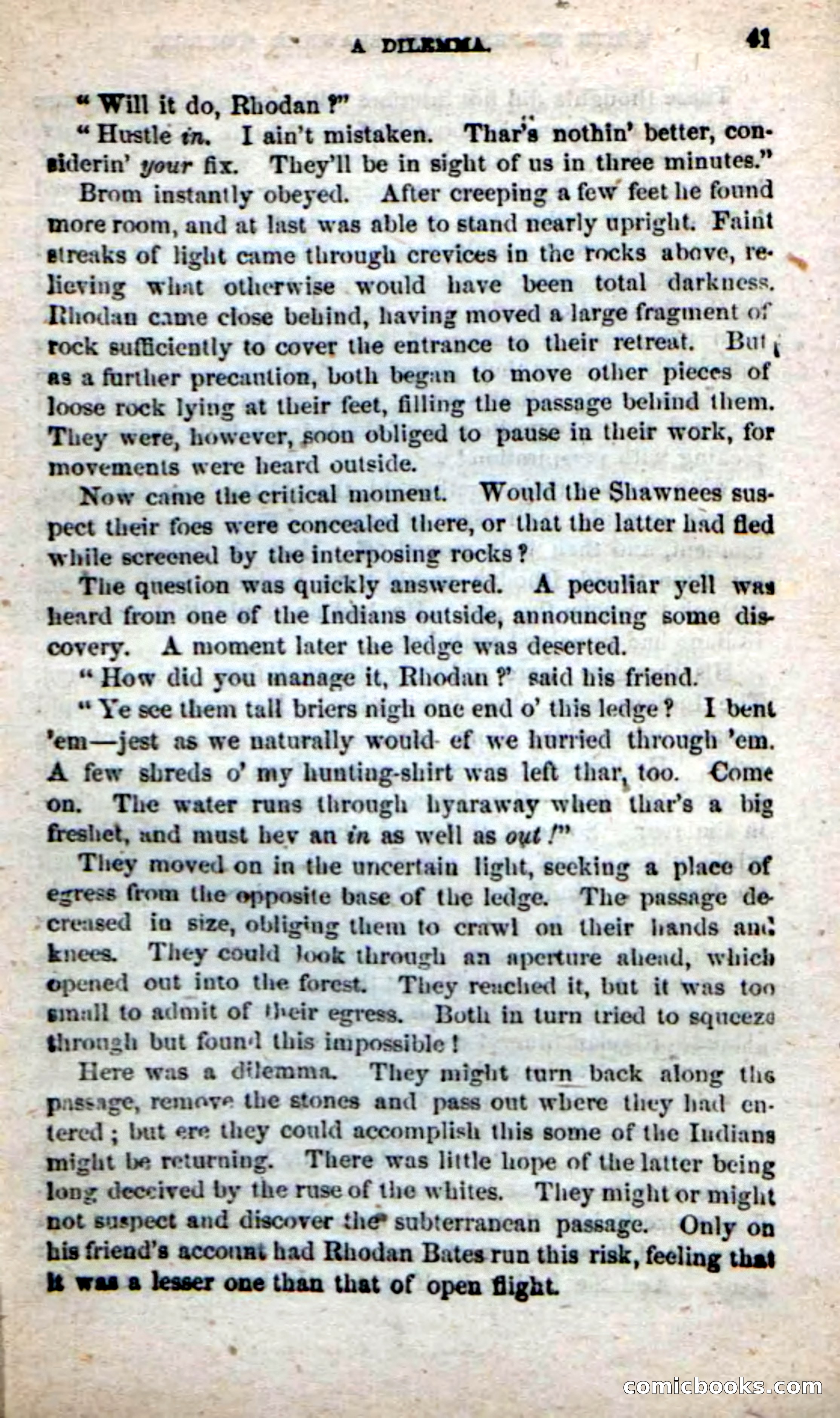 Beadle's New Dime Novels: White Serpent, the Scourge — page 38 of 101