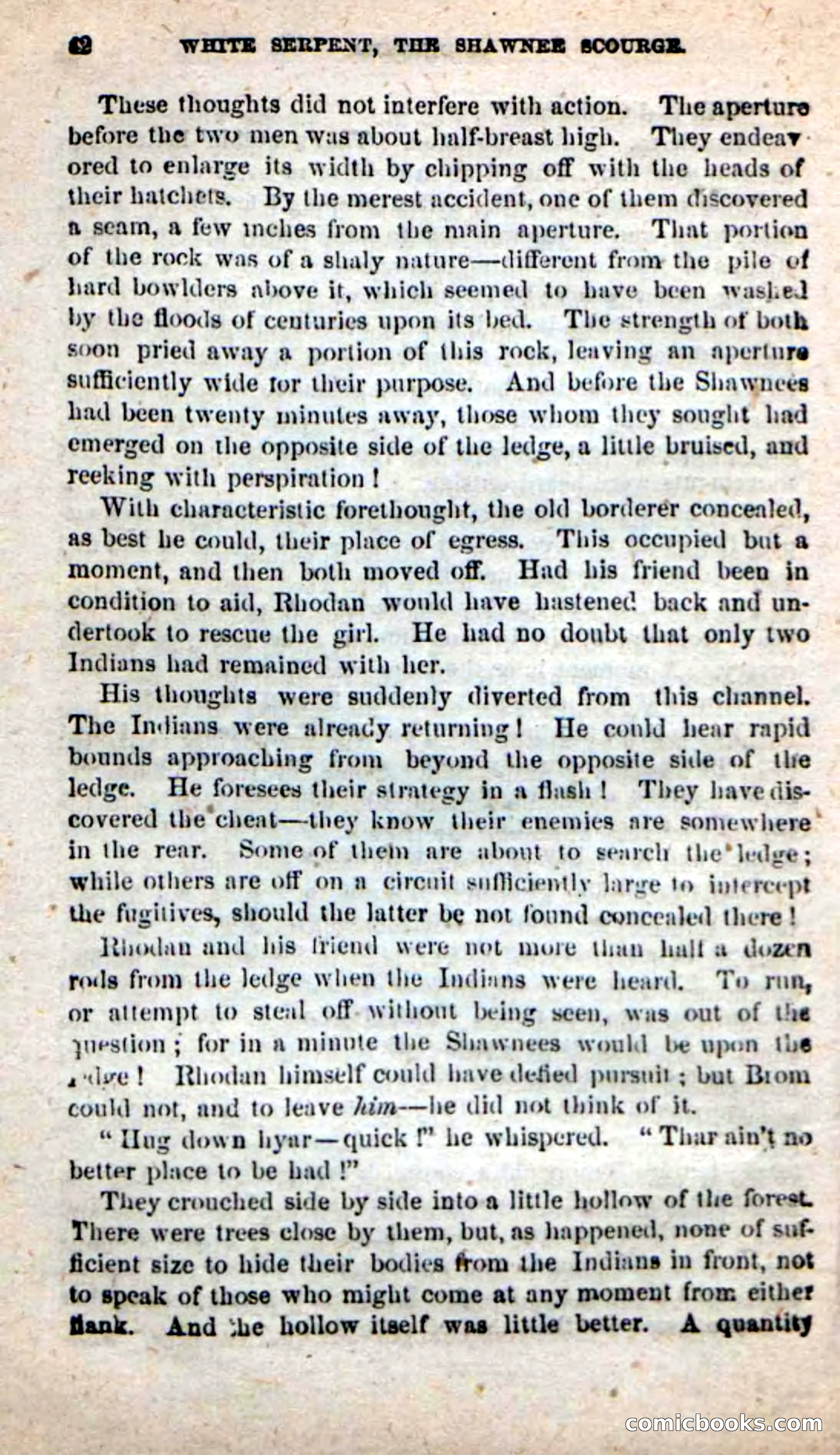 Beadle's New Dime Novels: White Serpent, the Scourge — page 39 of 101