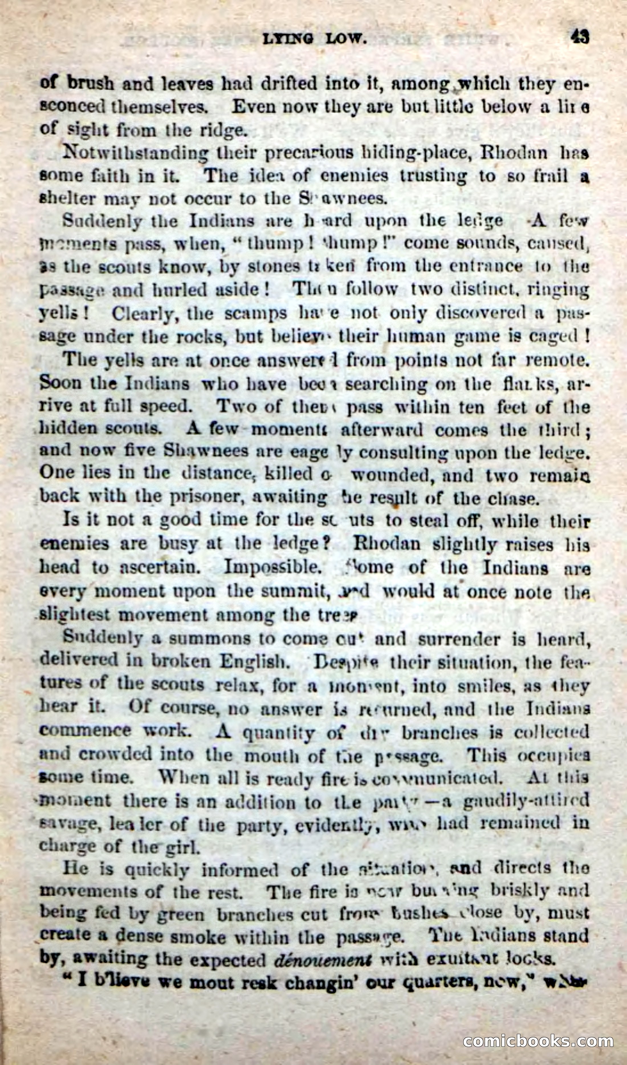 Beadle's New Dime Novels: White Serpent, the Scourge — page 40 of 101