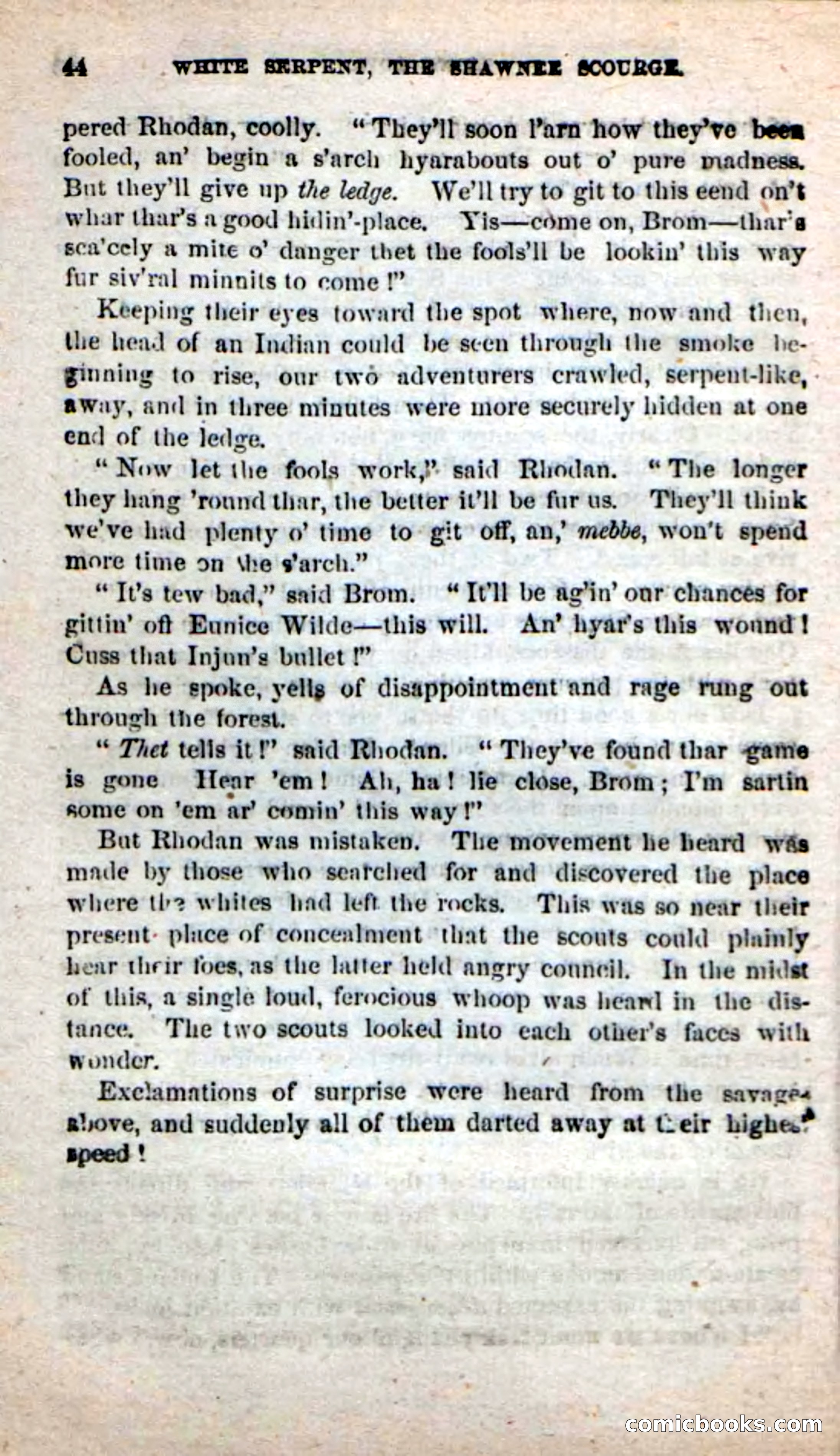 Beadle's New Dime Novels: White Serpent, the Scourge — page 41 of 101
