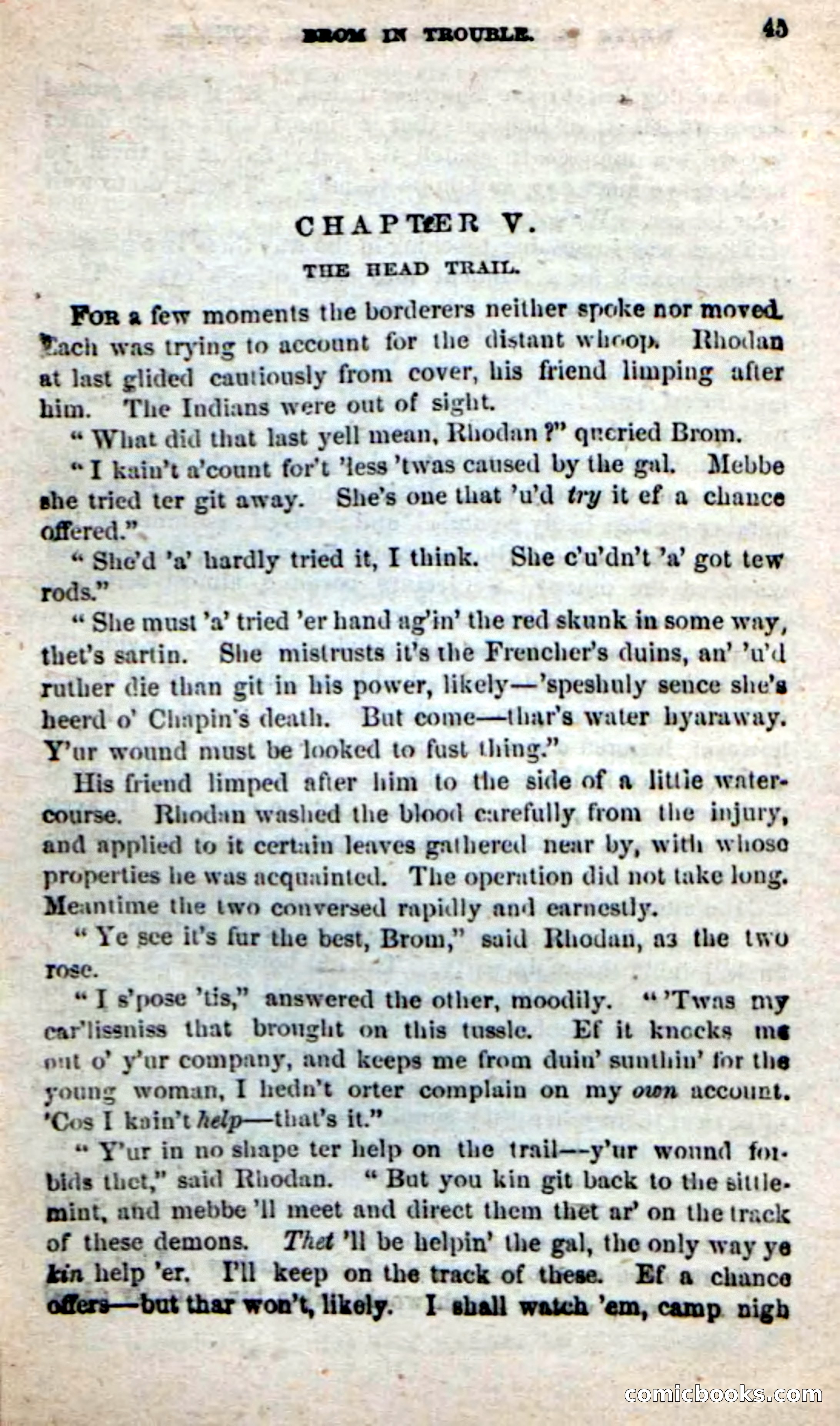 Beadle's New Dime Novels: White Serpent, the Scourge — page 42 of 101