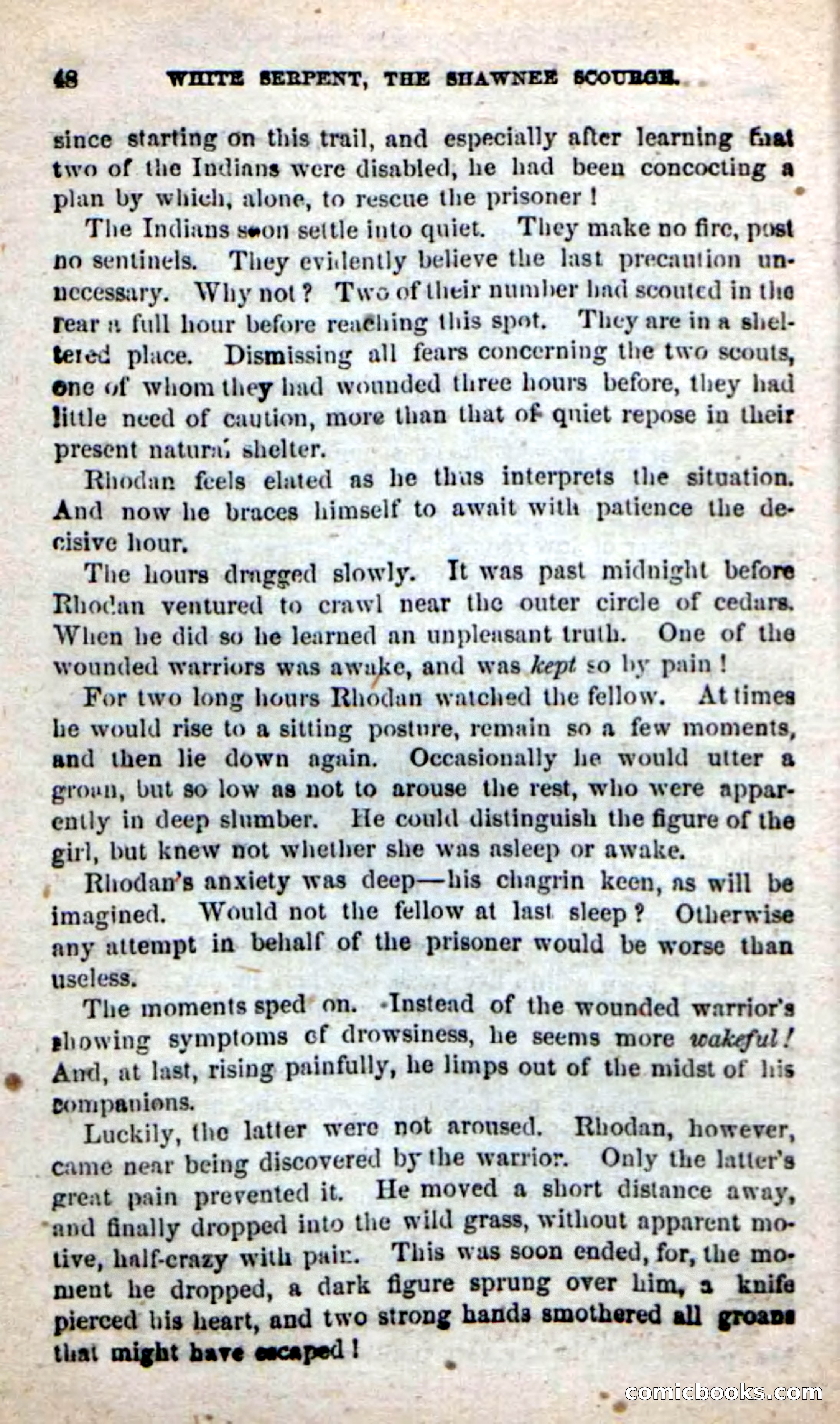 Beadle's New Dime Novels: White Serpent, the Scourge — page 45 of 101