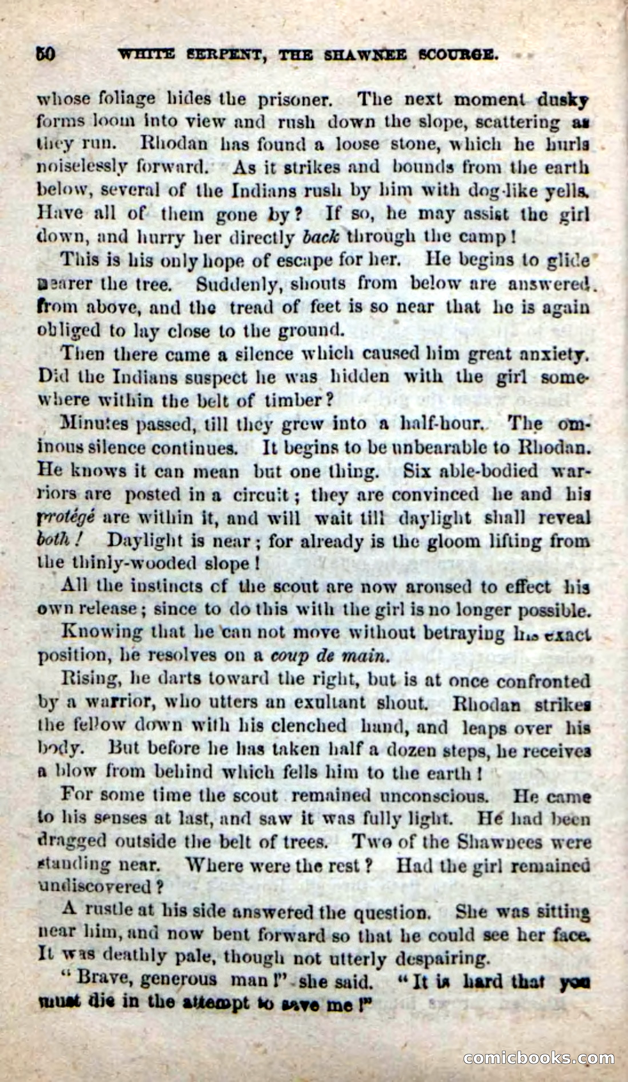 Beadle's New Dime Novels: White Serpent, the Scourge — page 47 of 101