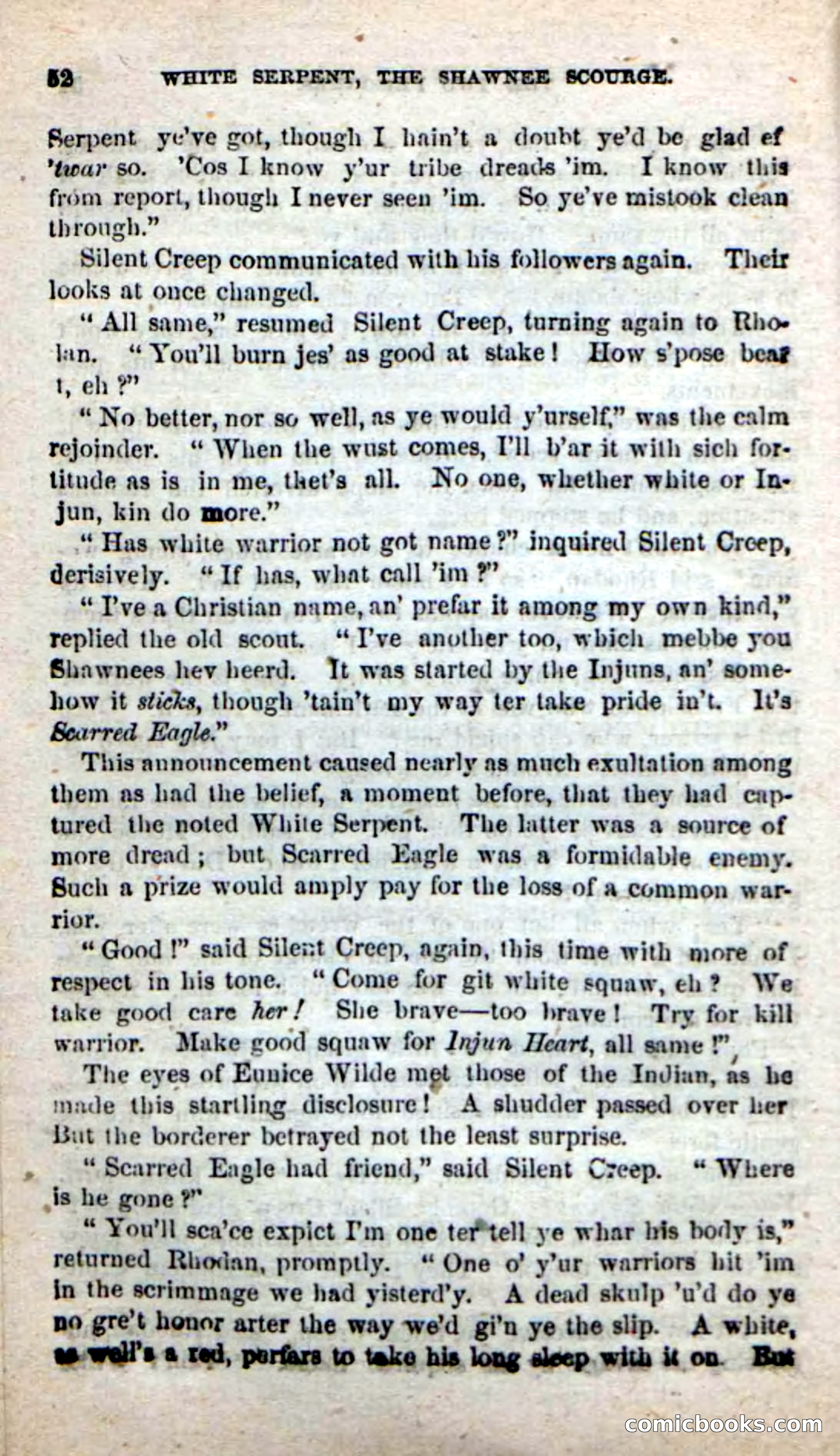 Beadle's New Dime Novels: White Serpent, the Scourge — page 49 of 101
