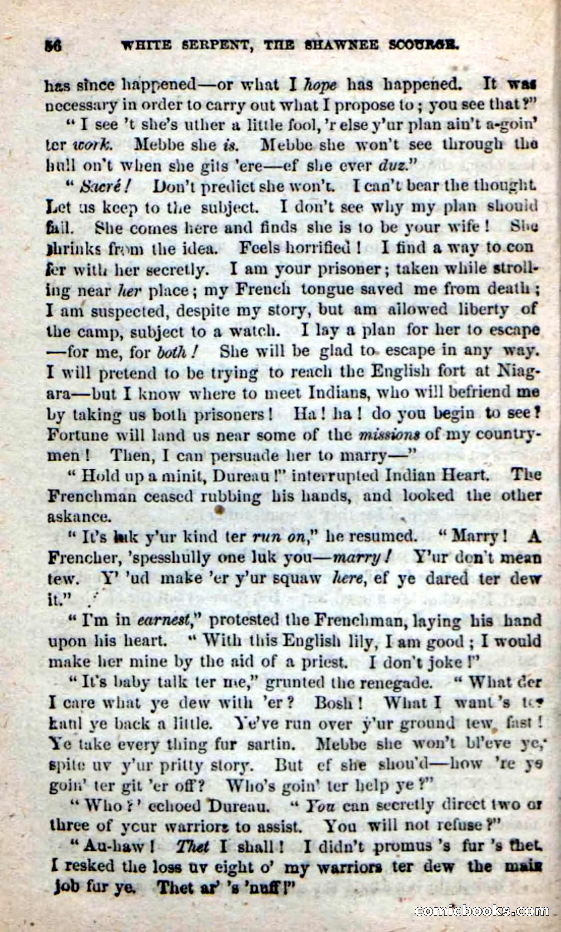 Beadle's New Dime Novels: White Serpent, the Scourge — page 53 of 101