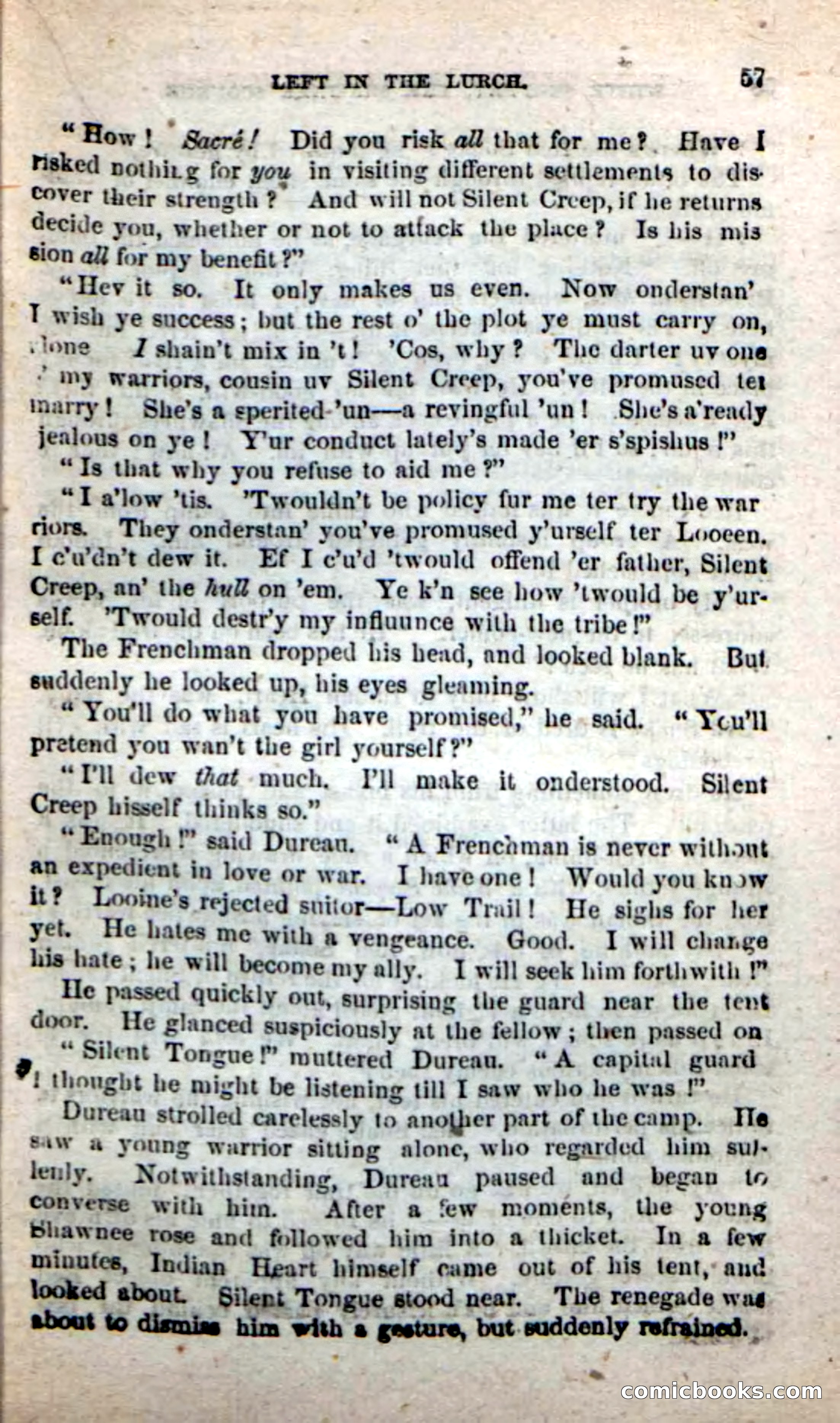 Beadle's New Dime Novels: White Serpent, the Scourge — page 54 of 101