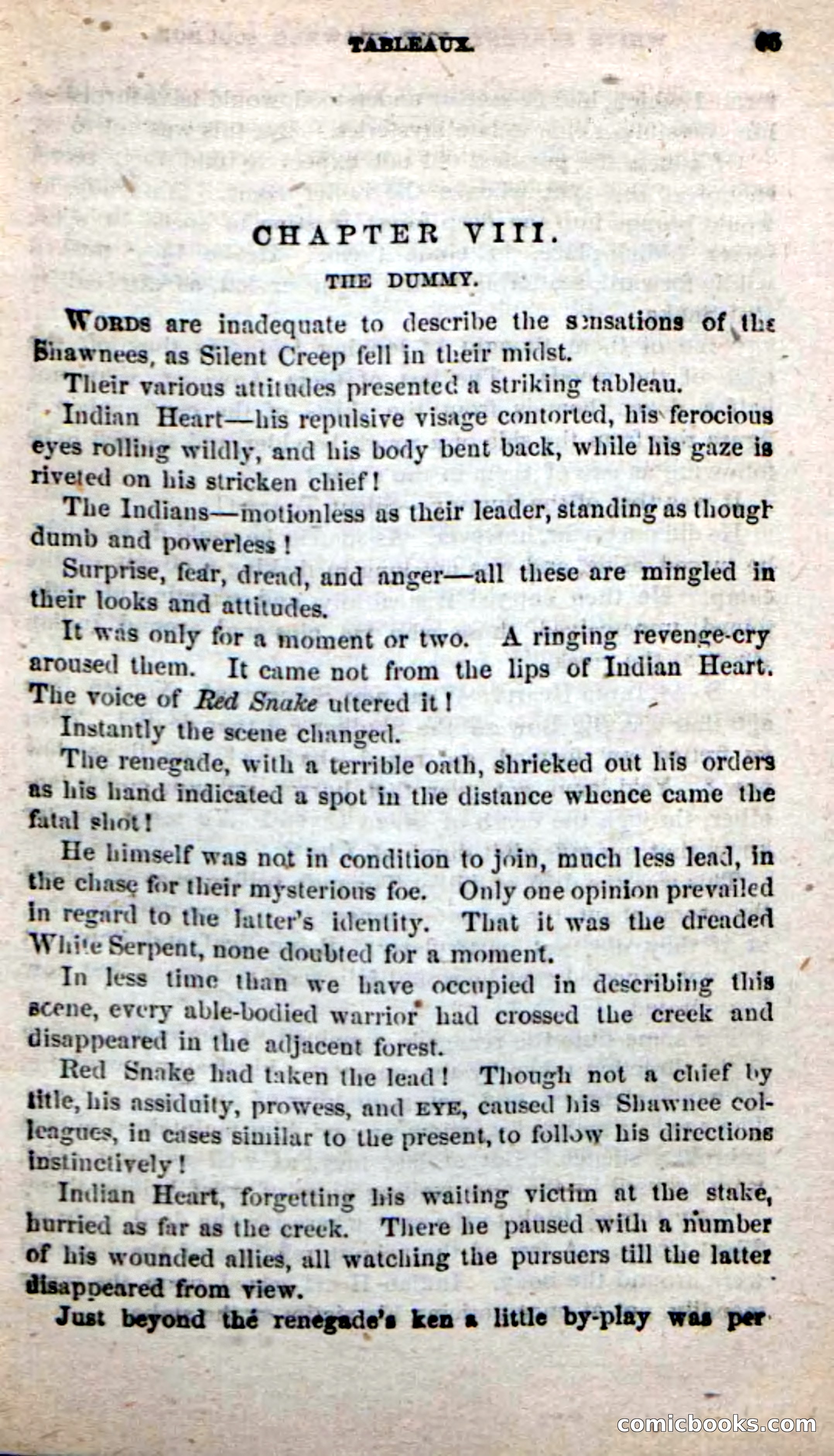 Beadle's New Dime Novels: White Serpent, the Scourge — page 62 of 101