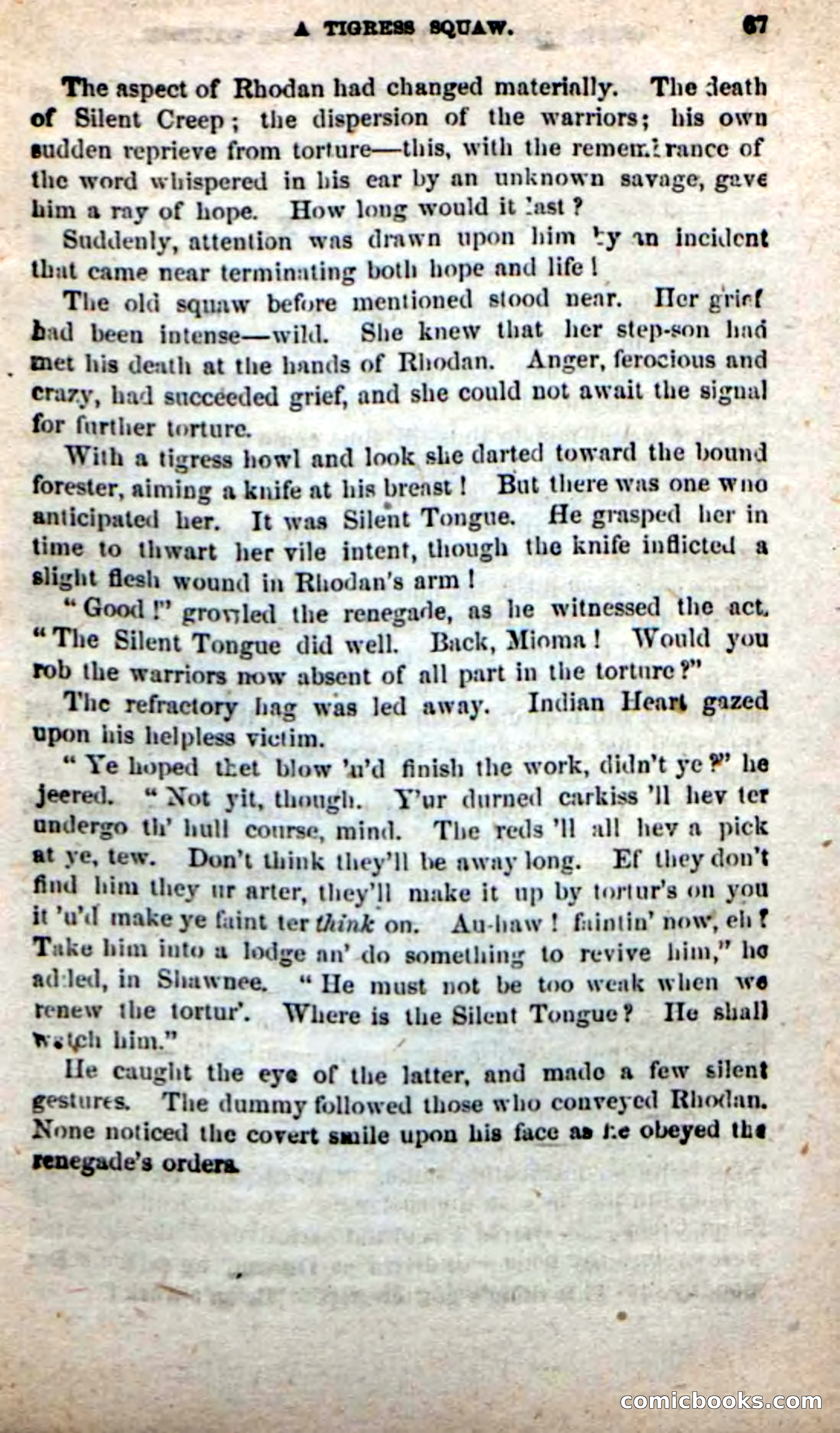 Beadle's New Dime Novels: White Serpent, the Scourge — page 64 of 101