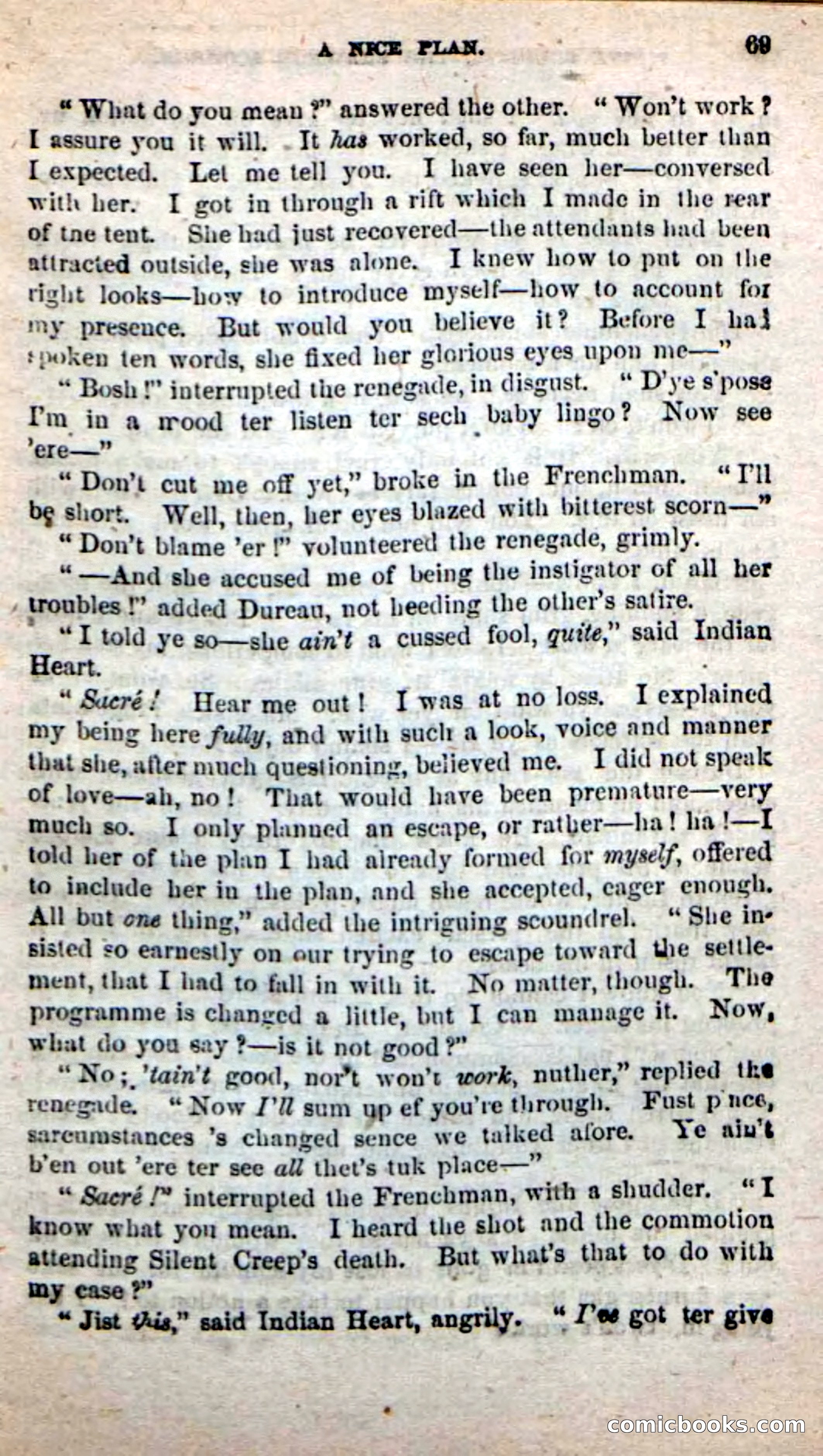 Beadle's New Dime Novels: White Serpent, the Scourge — page 66 of 101