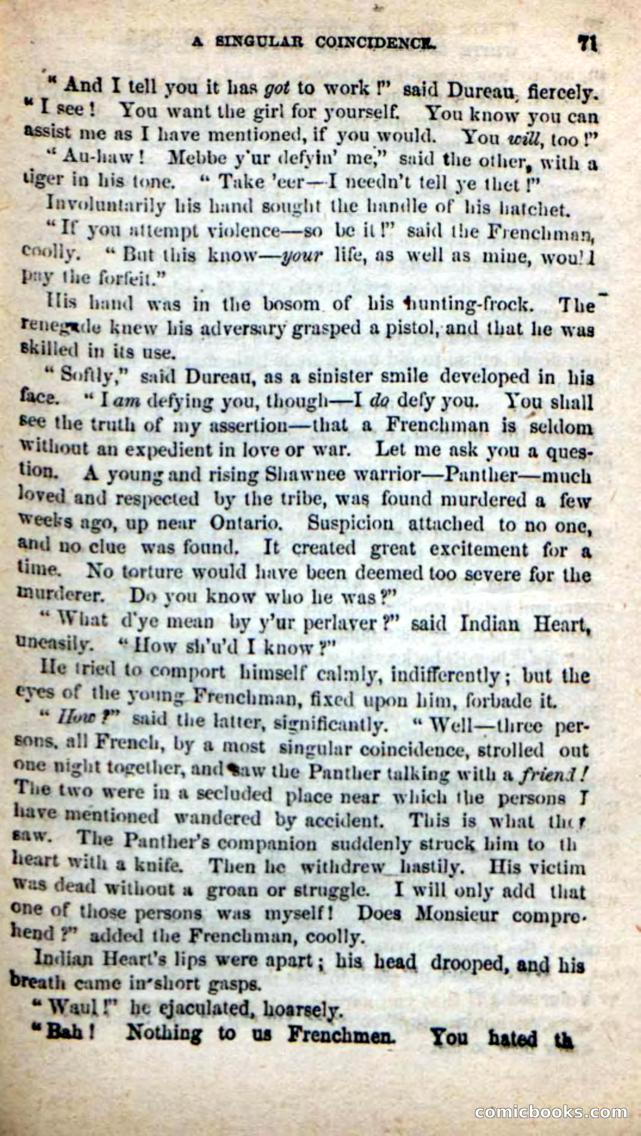 Beadle's New Dime Novels: White Serpent, the Scourge — page 68 of 101
