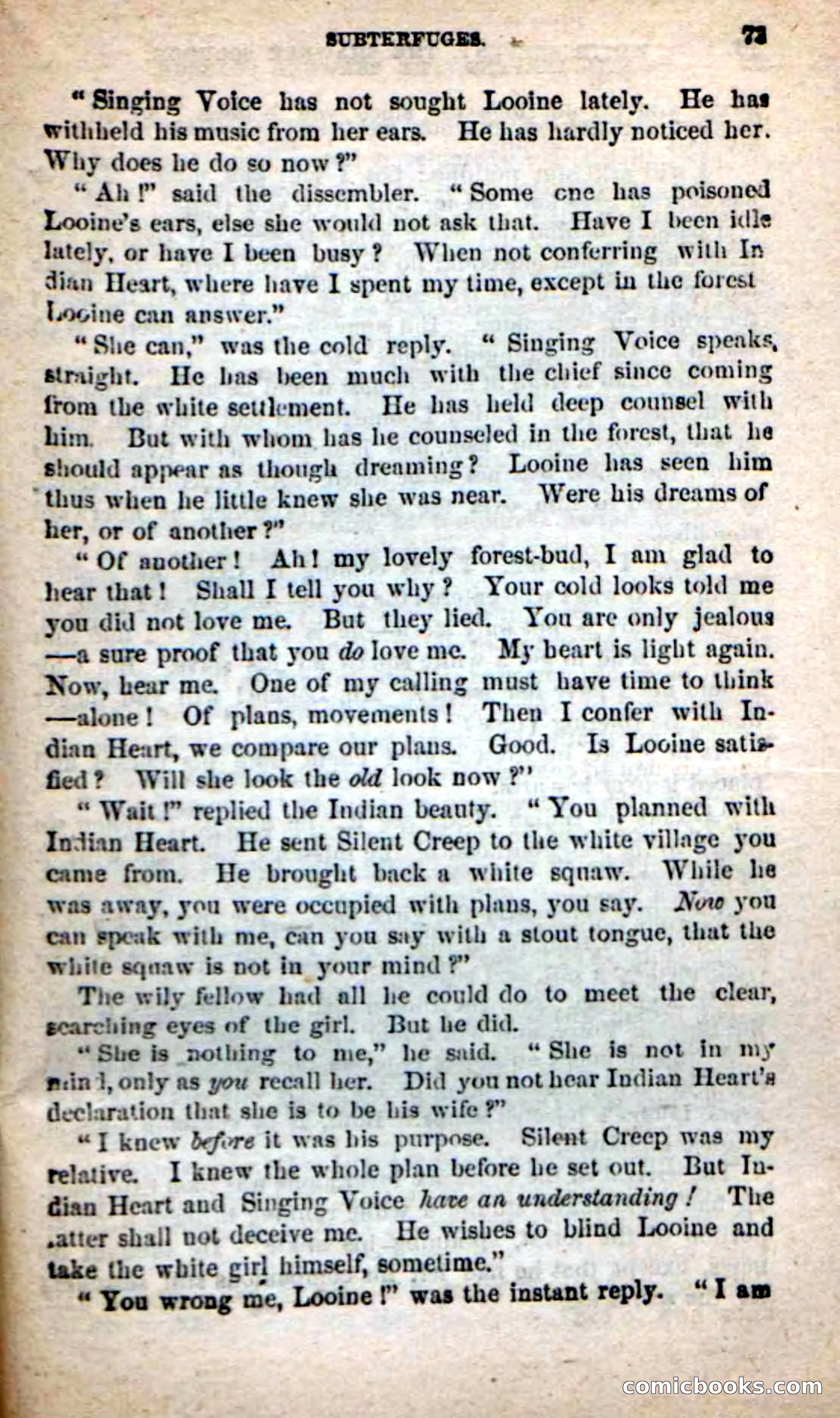 Beadle's New Dime Novels: White Serpent, the Scourge — page 70 of 101
