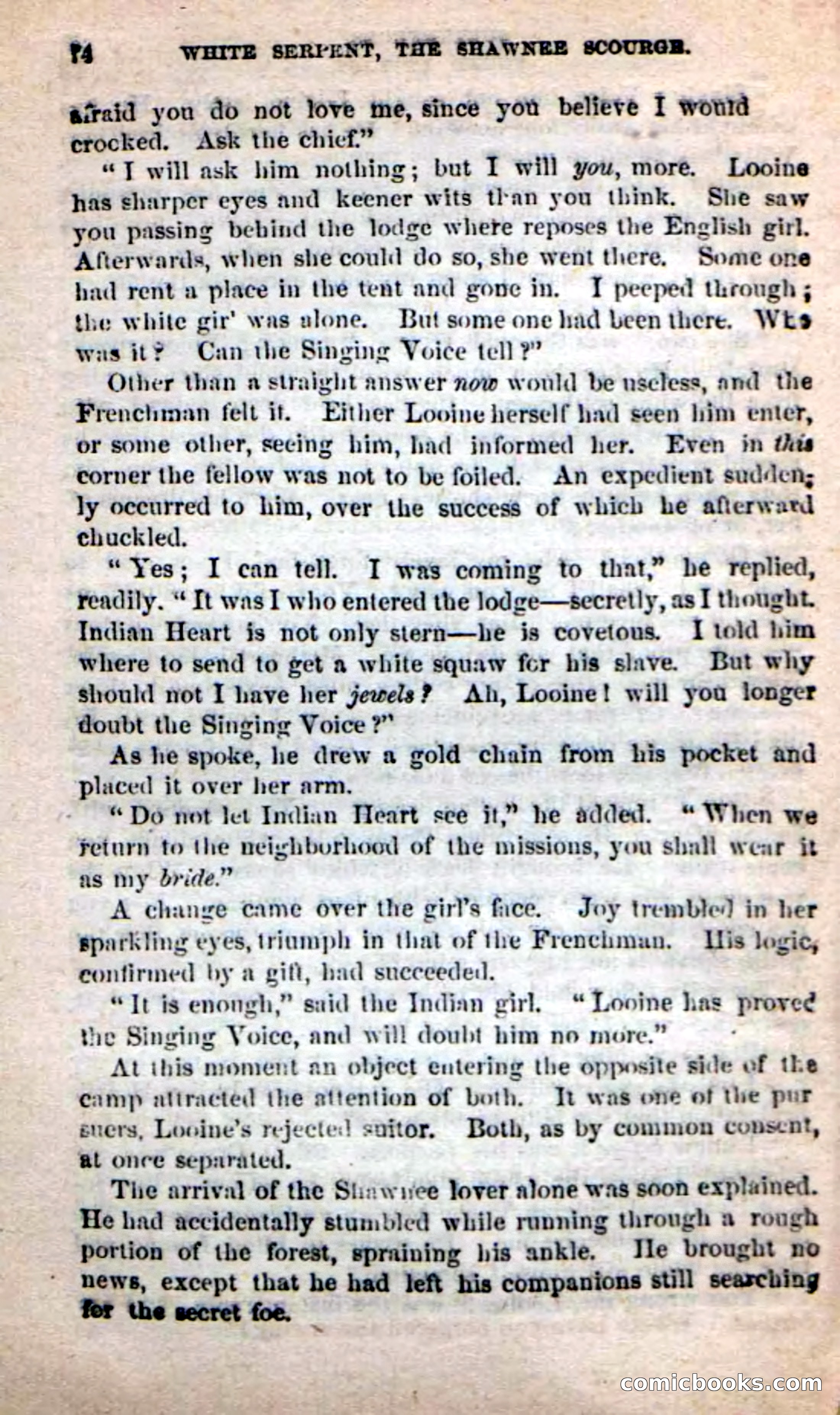 Beadle's New Dime Novels: White Serpent, the Scourge — page 71 of 101
