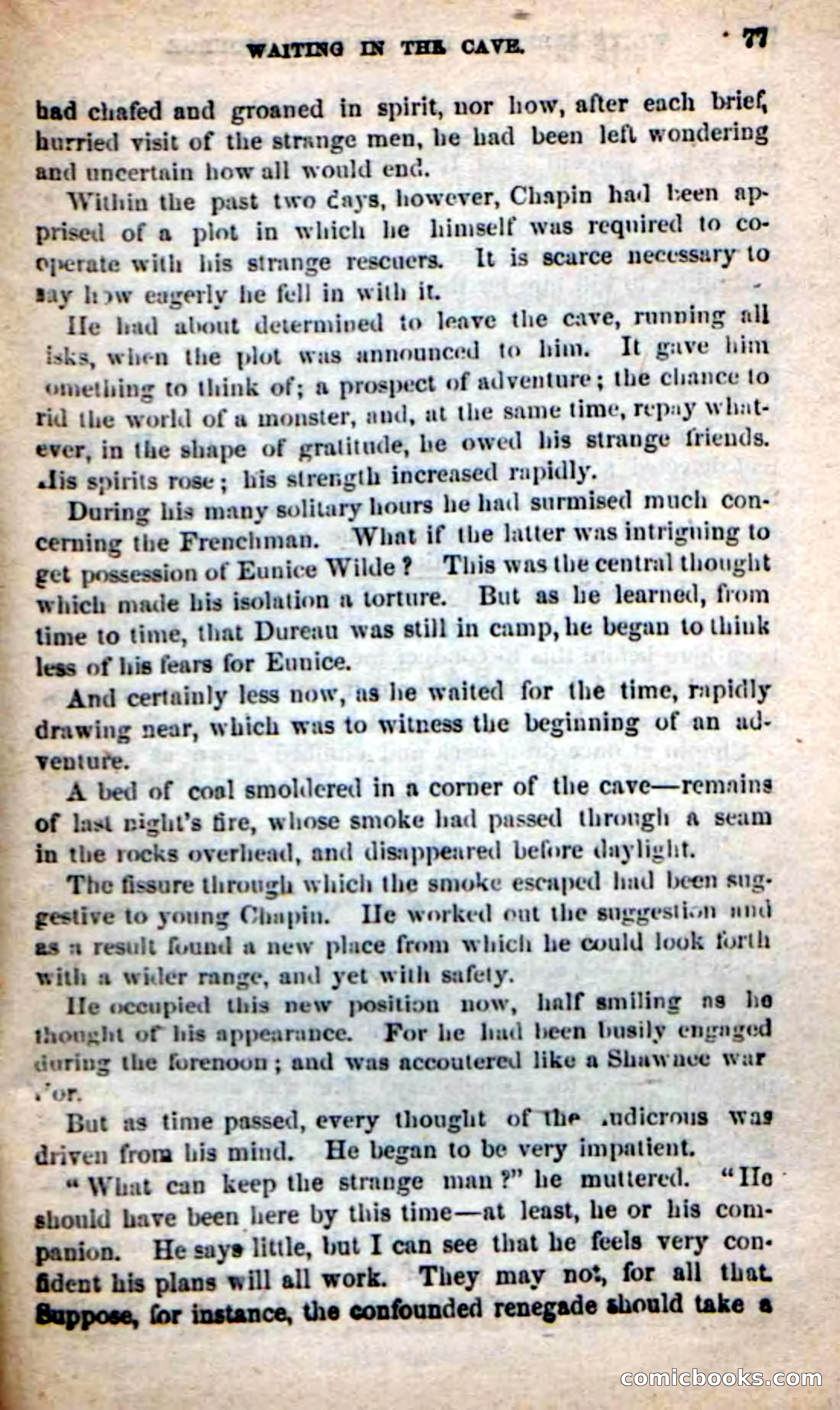 Beadle's New Dime Novels: White Serpent, the Scourge — page 74 of 101