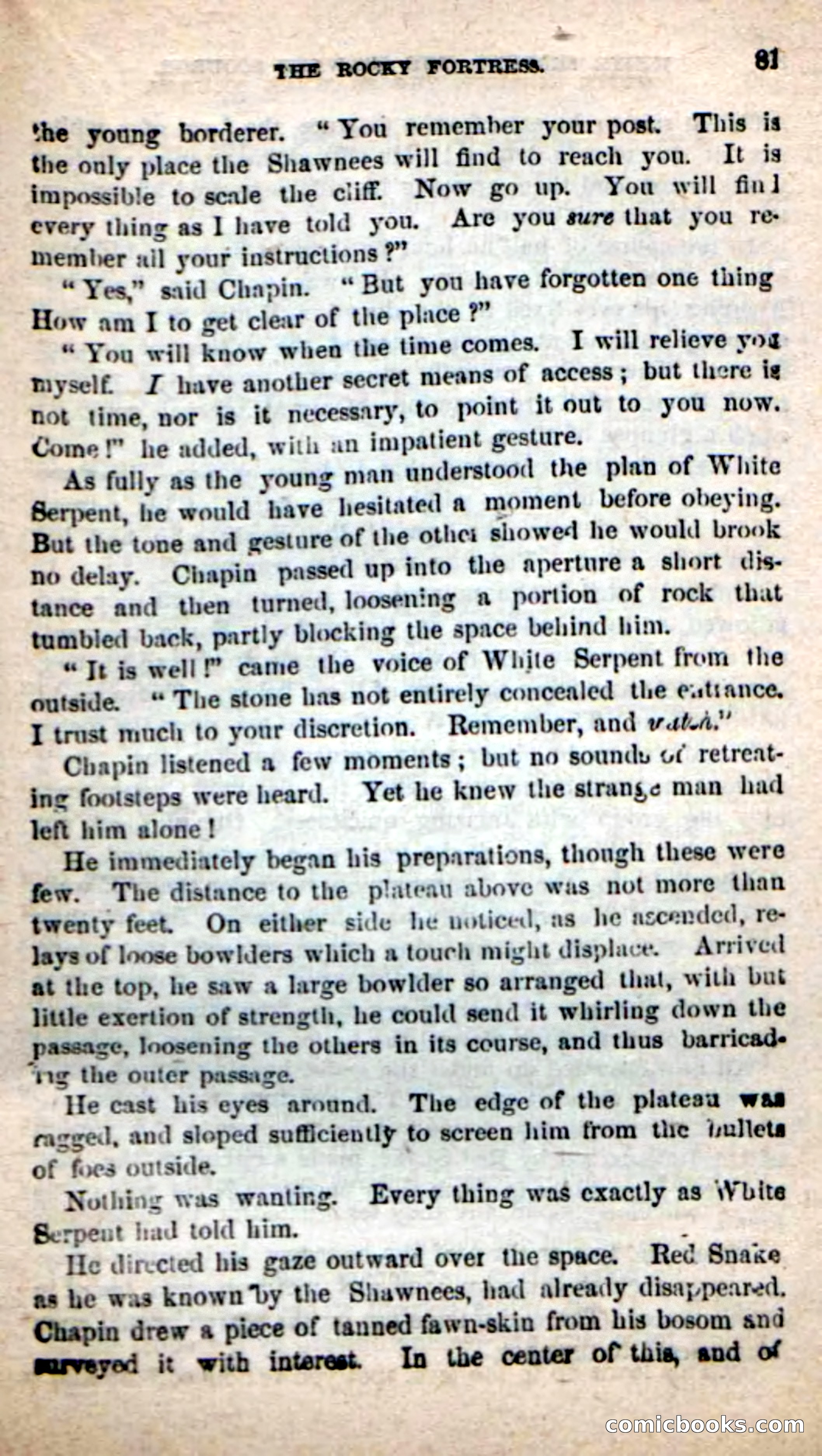 Beadle's New Dime Novels: White Serpent, the Scourge — page 78 of 101
