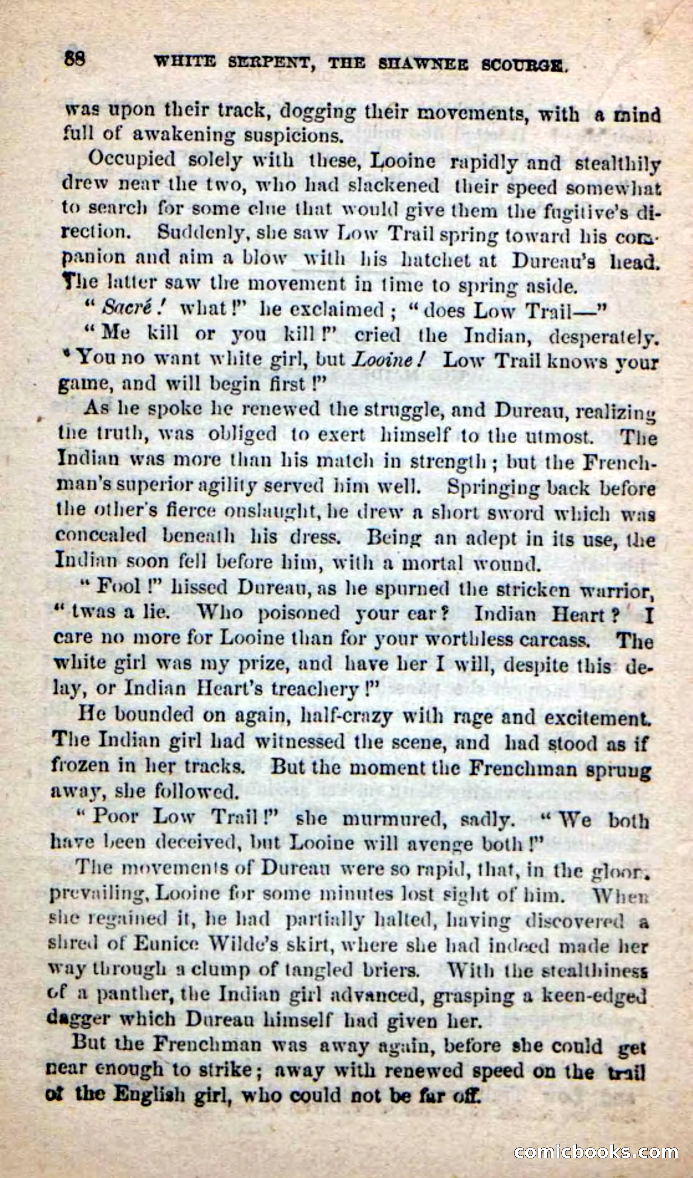 Beadle's New Dime Novels: White Serpent, the Scourge — page 85 of 101