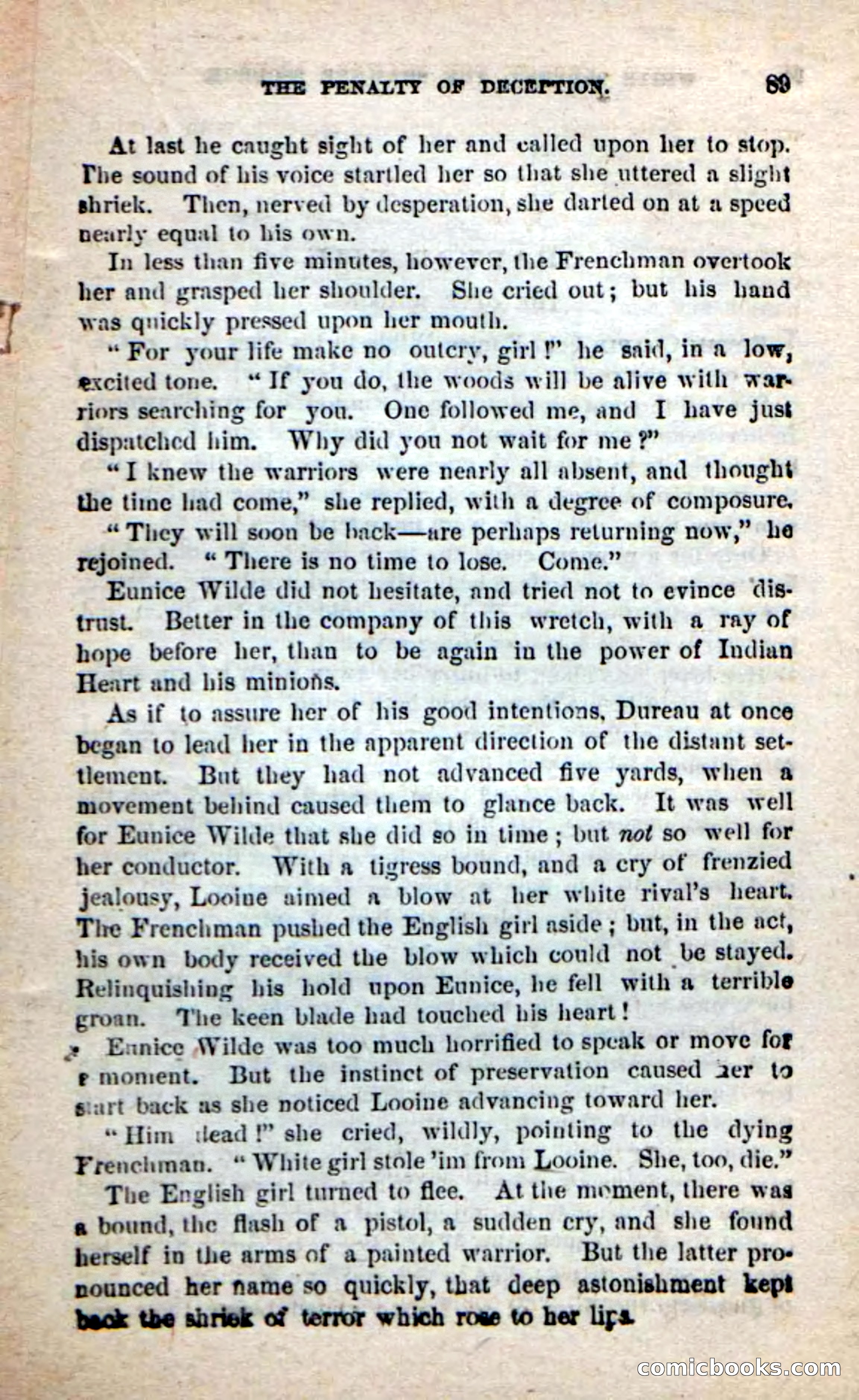 Beadle's New Dime Novels: White Serpent, the Scourge — page 86 of 101