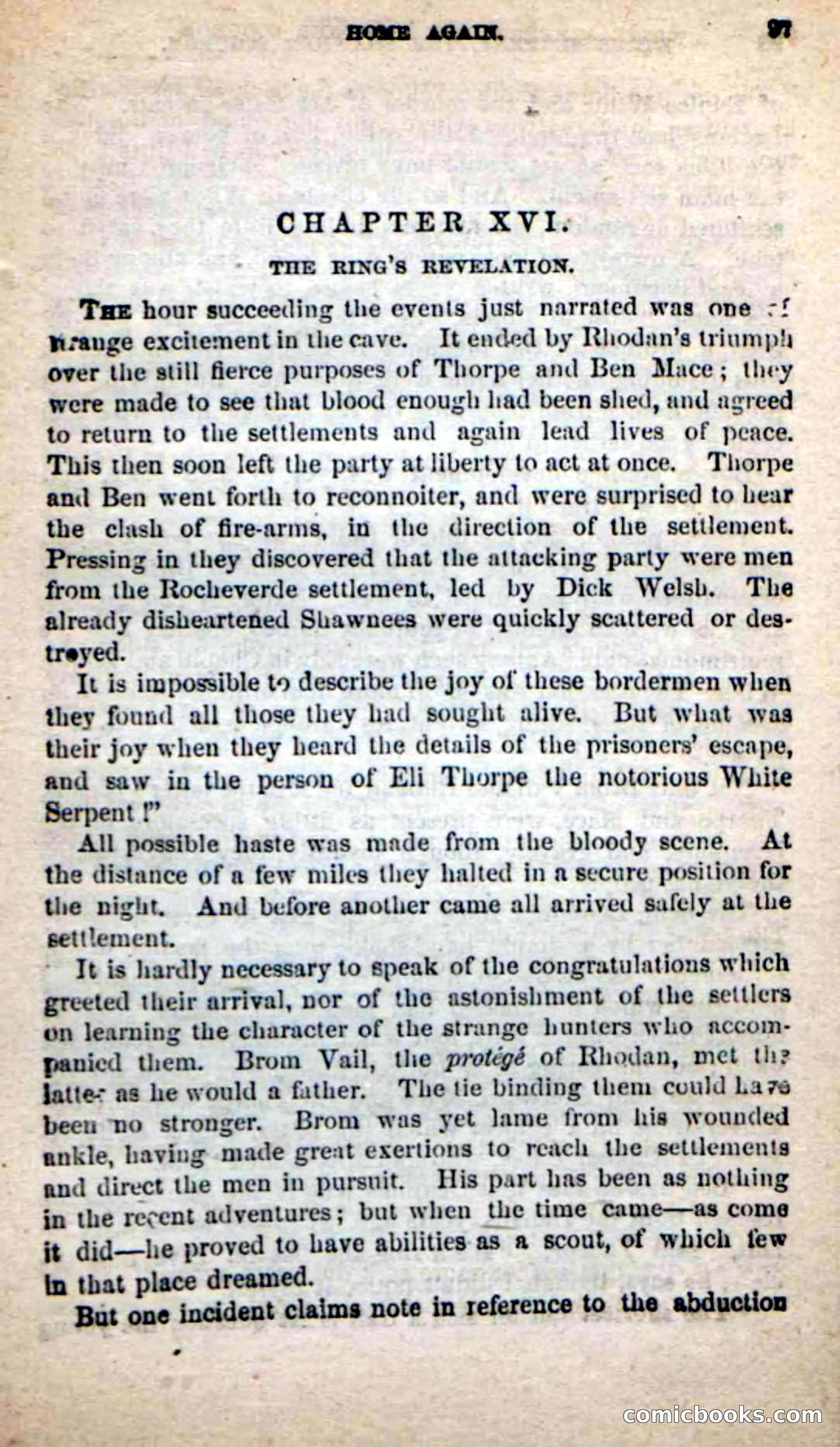 Beadle's New Dime Novels: White Serpent, the Scourge — page 94 of 101