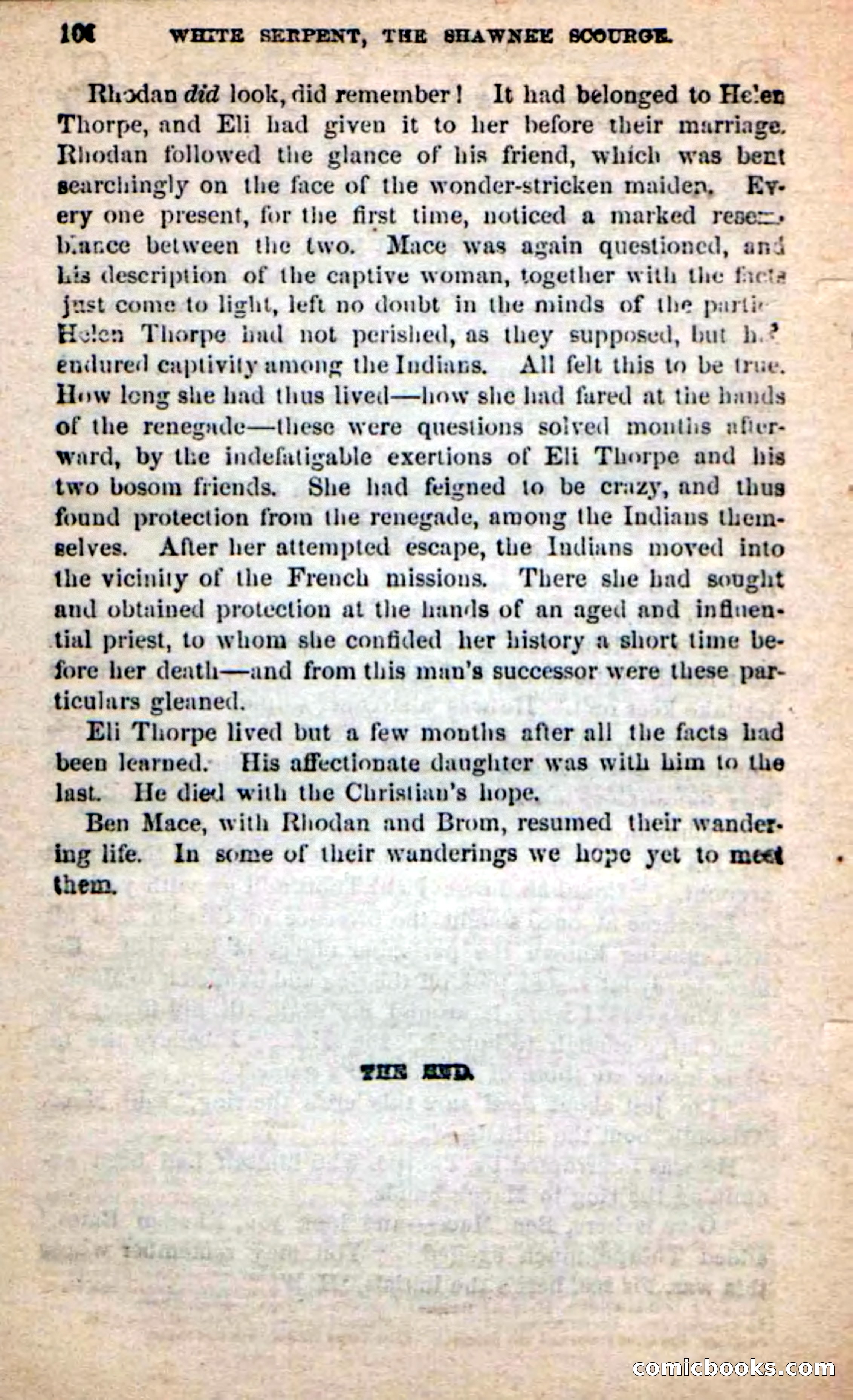 Beadle's New Dime Novels: White Serpent, the Scourge — page 97 of 101