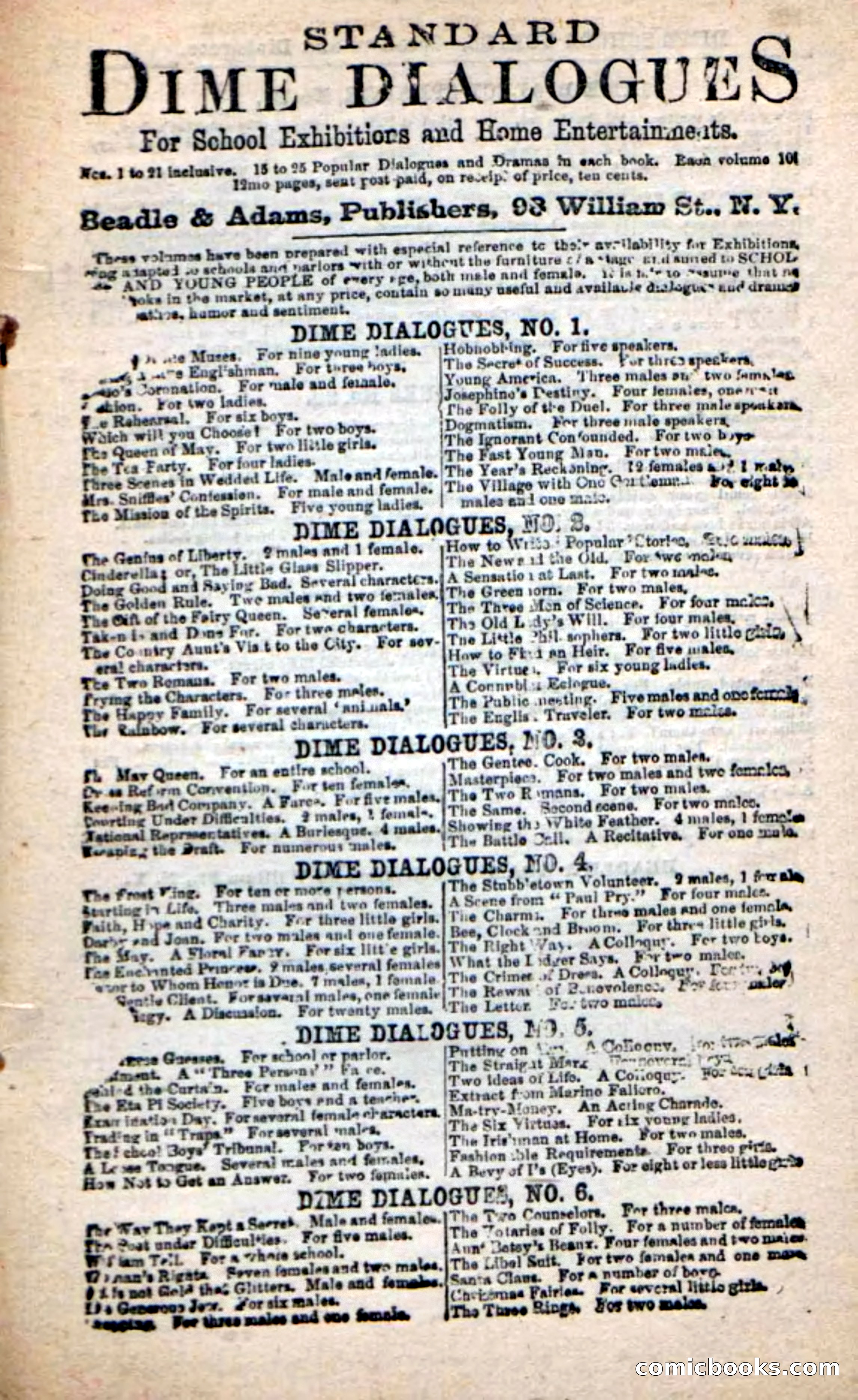 Beadle's New Dime Novels: White Serpent, the Scourge — page 98 of 101