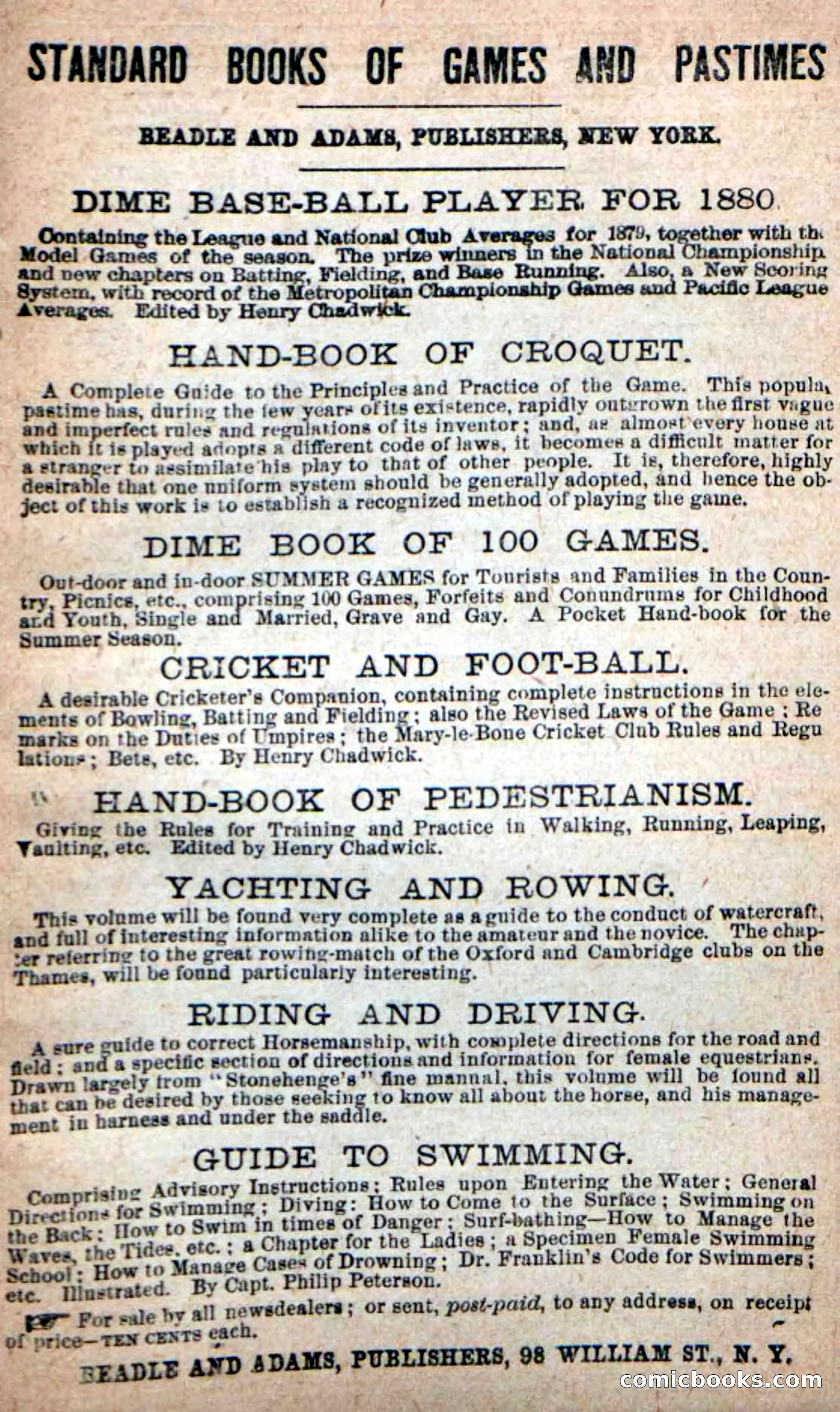 Beadle's New Dime Novels: White Serpent, the Scourge — page 100 of 101