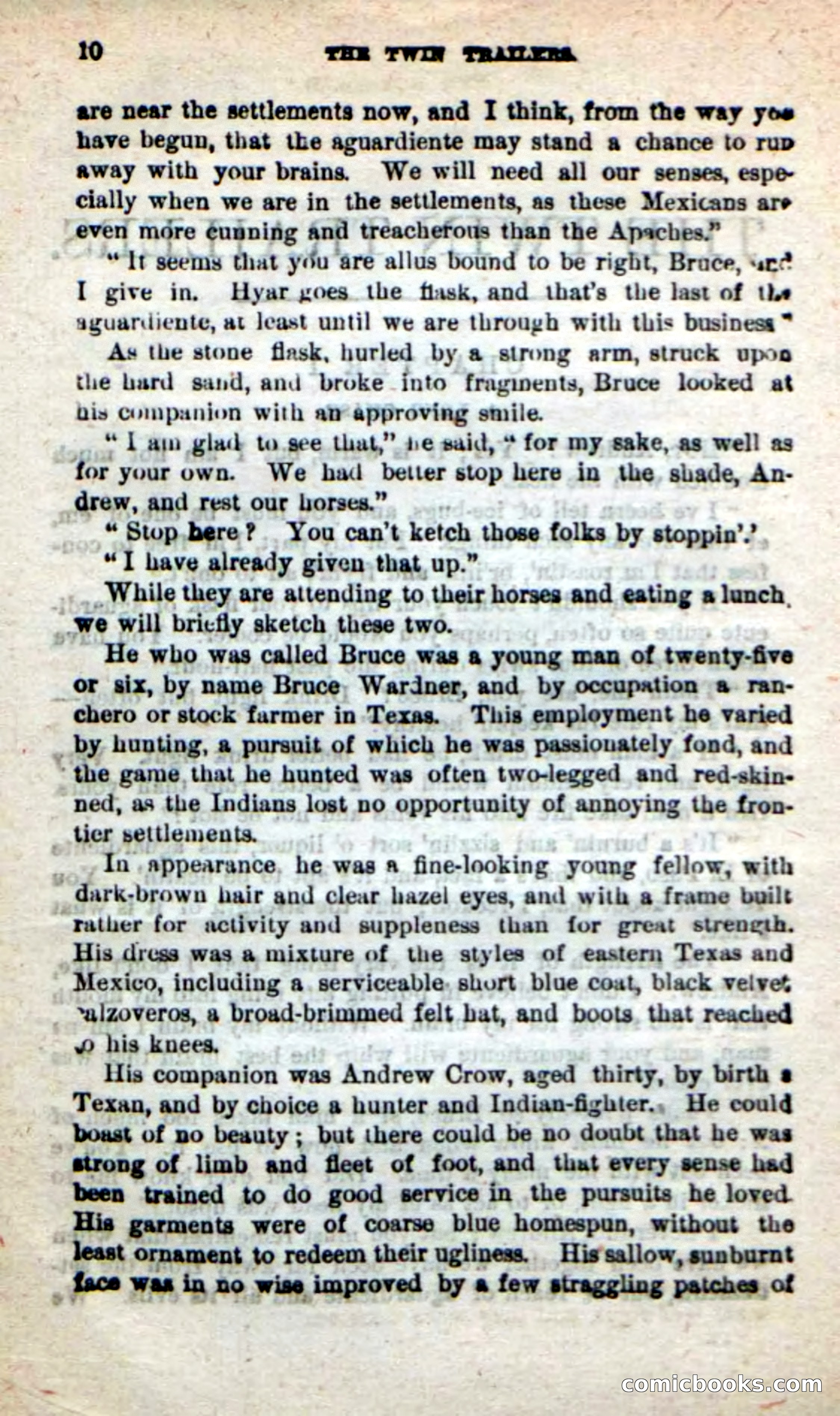 Beadle's New Dime Novels: The Twin Trailers — page 6 of 100