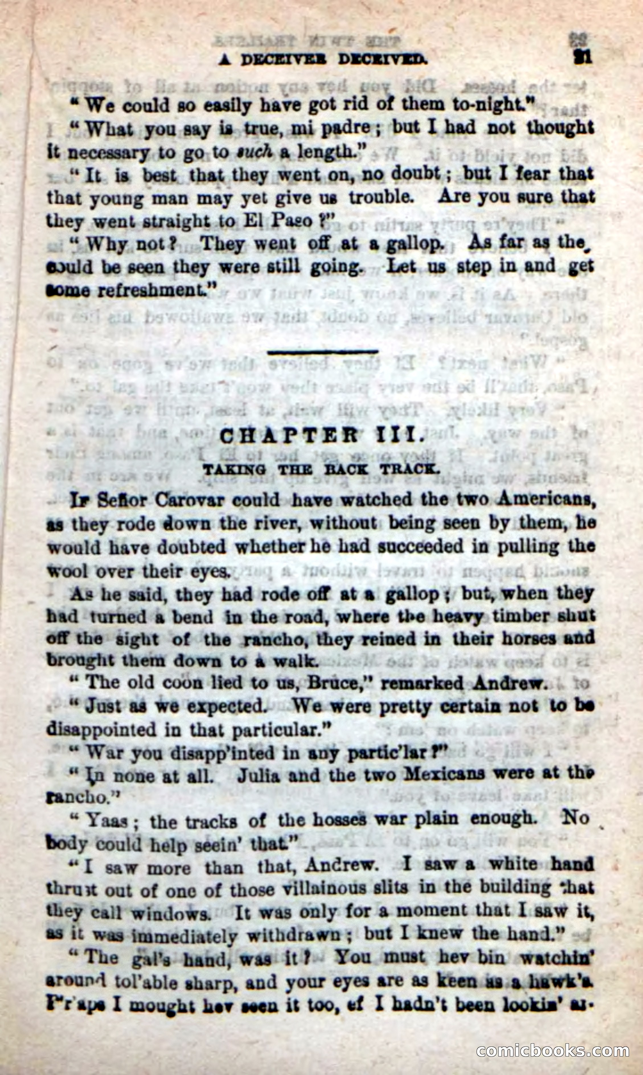 Beadle's New Dime Novels: The Twin Trailers — page 17 of 100