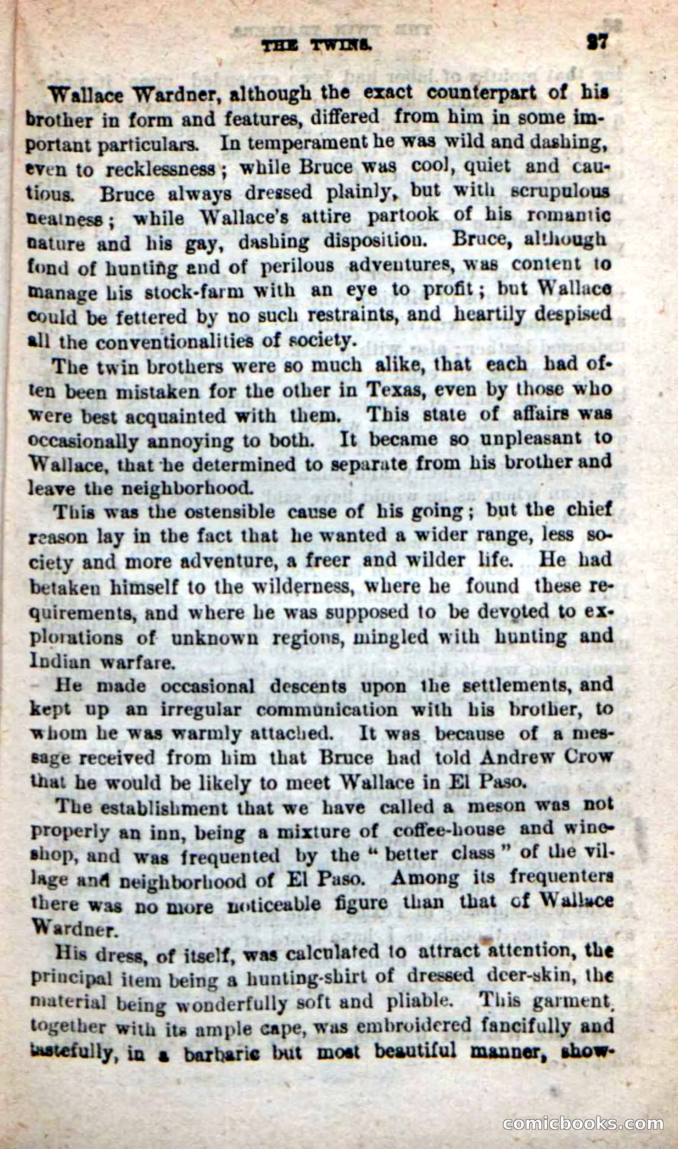 Beadle's New Dime Novels: The Twin Trailers — page 23 of 100