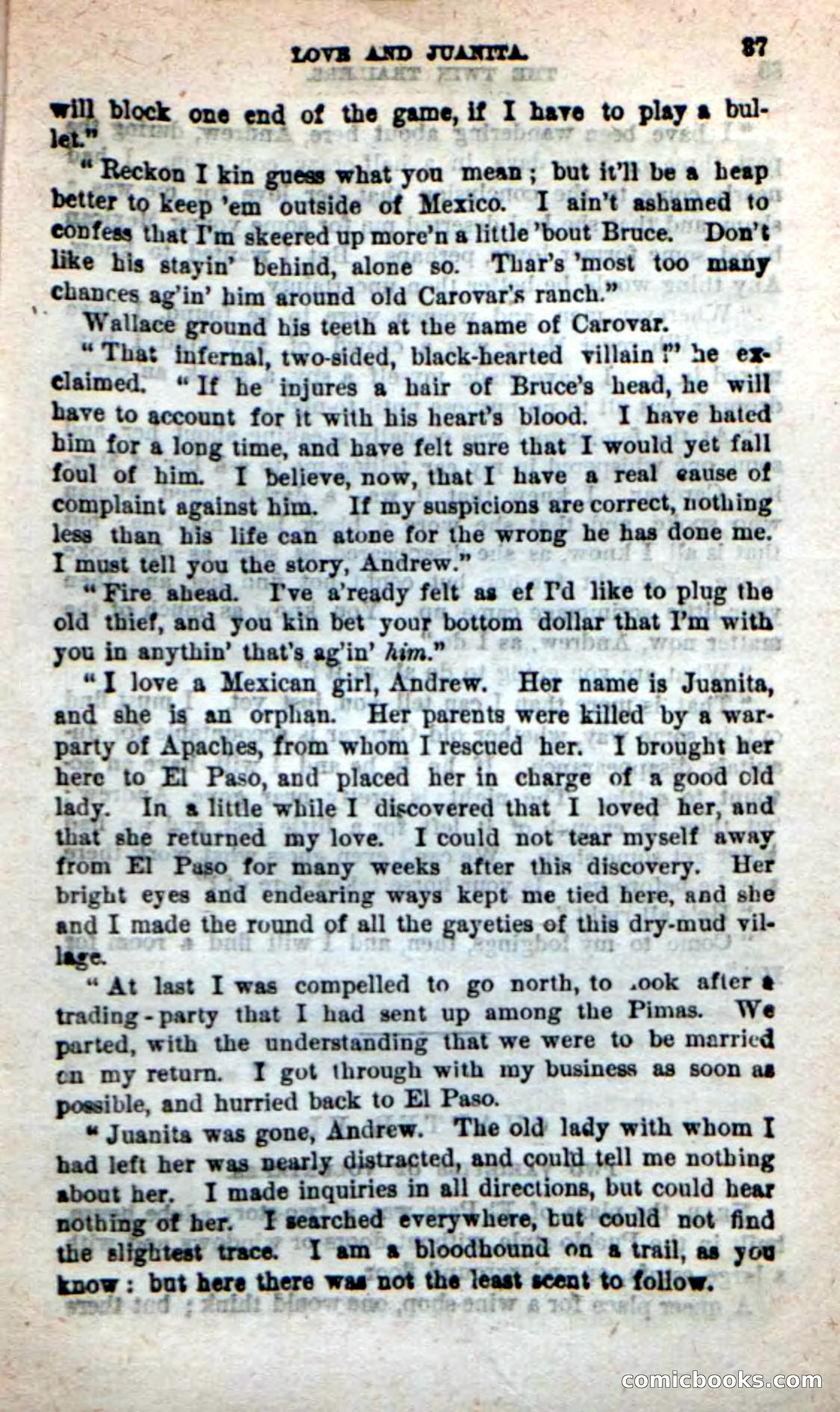 Beadle's New Dime Novels: The Twin Trailers — page 33 of 100