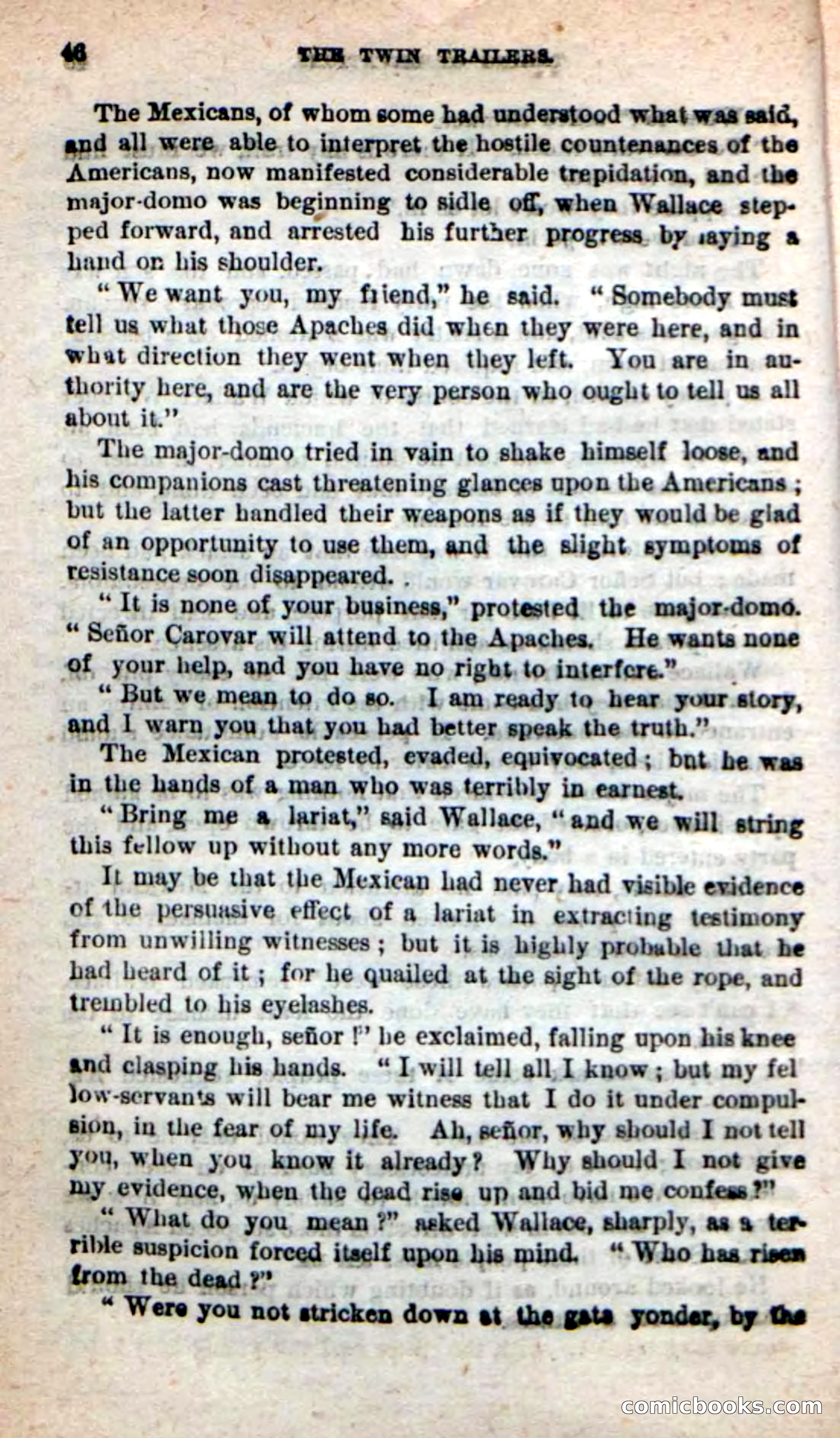 Beadle's New Dime Novels: The Twin Trailers — page 42 of 100