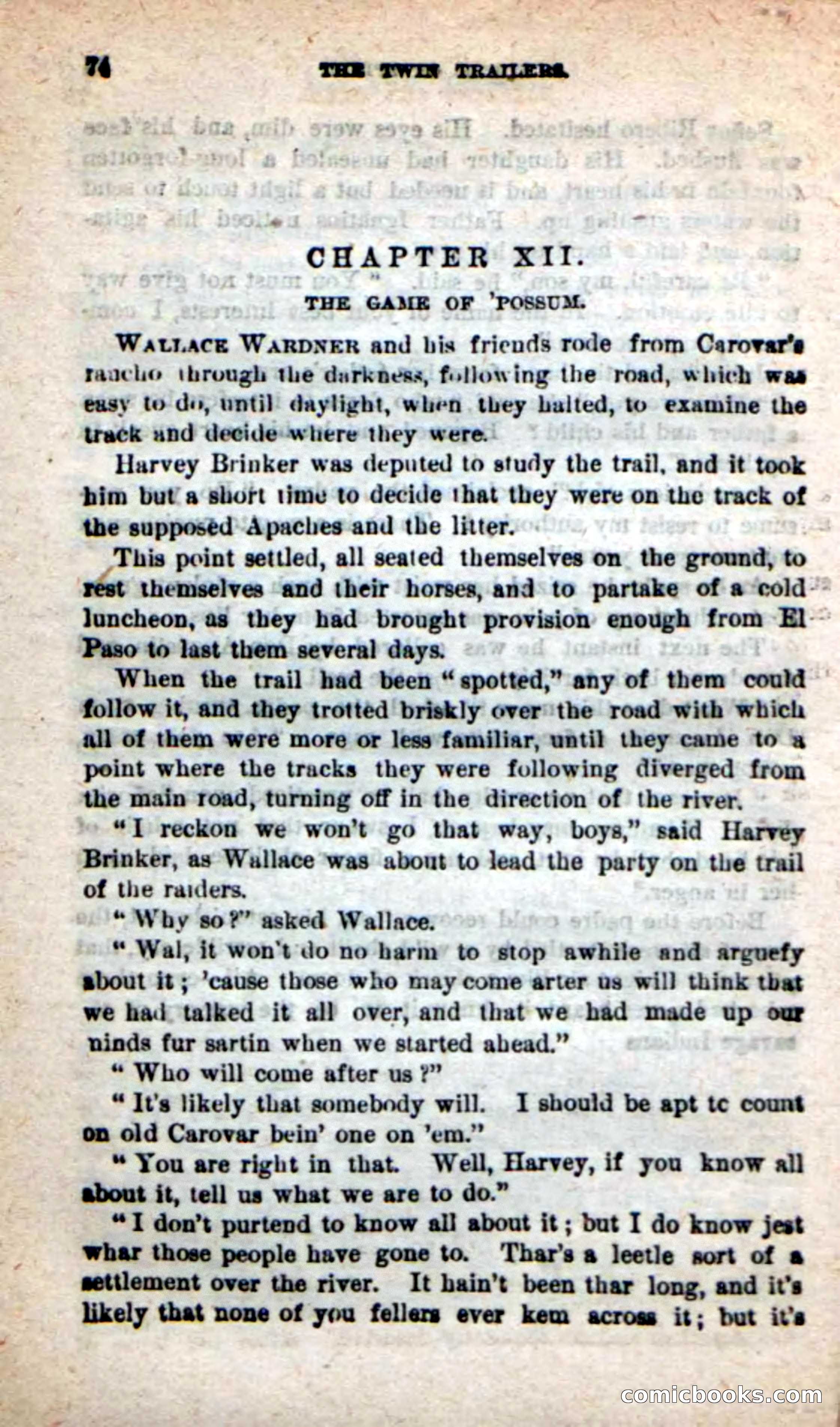 Beadle's New Dime Novels: The Twin Trailers — page 70 of 100