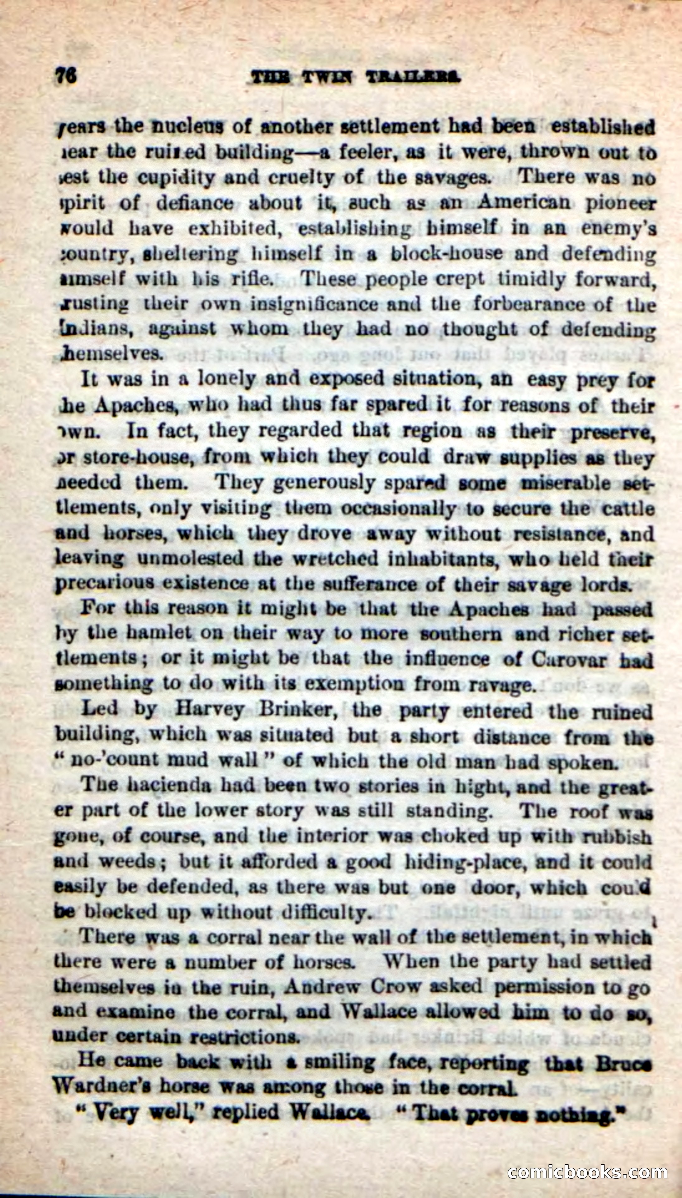Beadle's New Dime Novels: The Twin Trailers — page 72 of 100