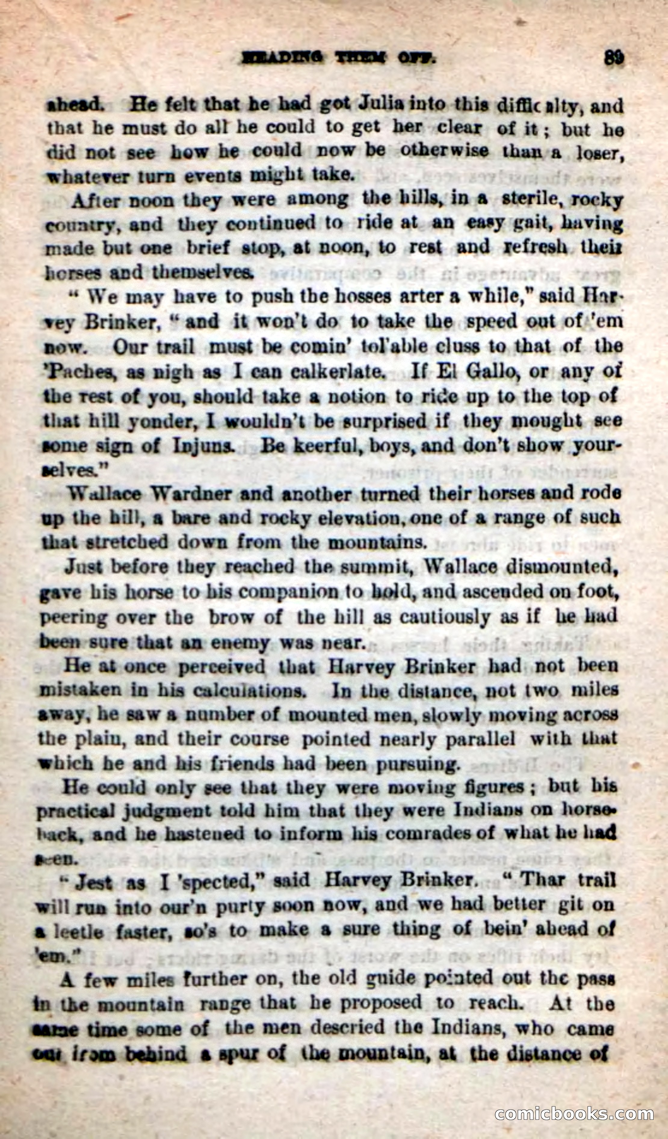Beadle's New Dime Novels: The Twin Trailers — page 85 of 100